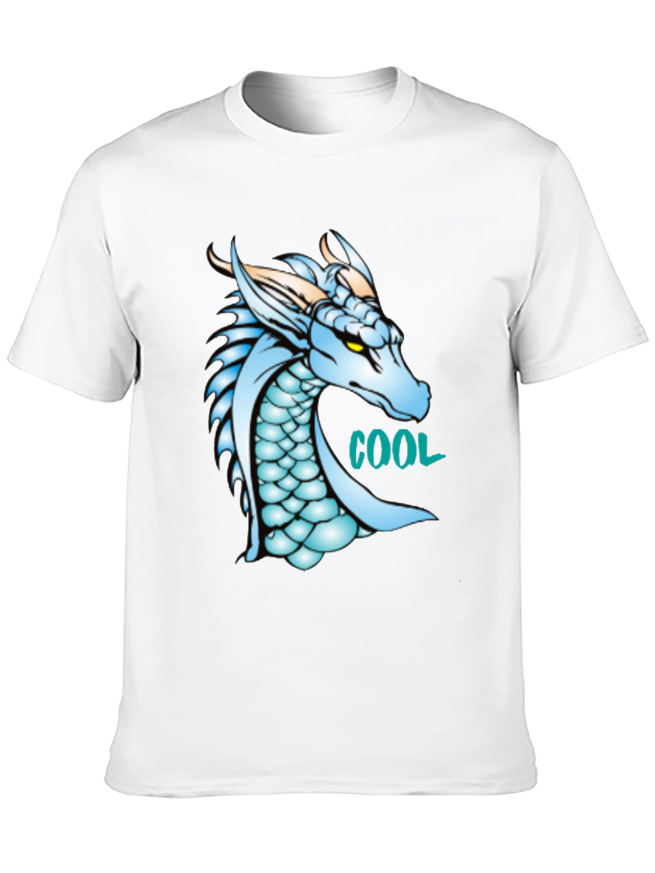 Cool Dragon Graphic Black T-Shirt