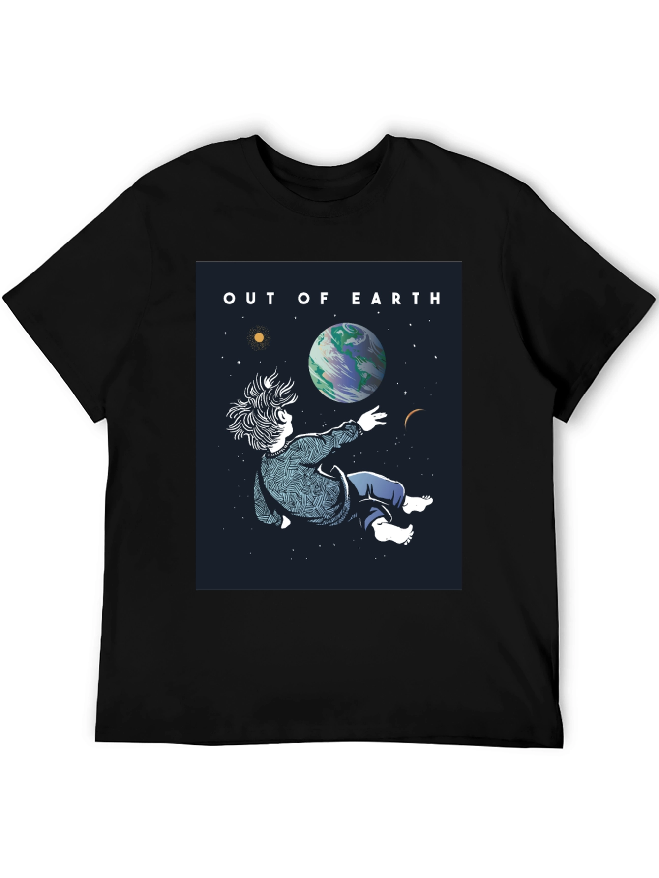 Out of Earth Graphic Tee - Black Unisex Shirt