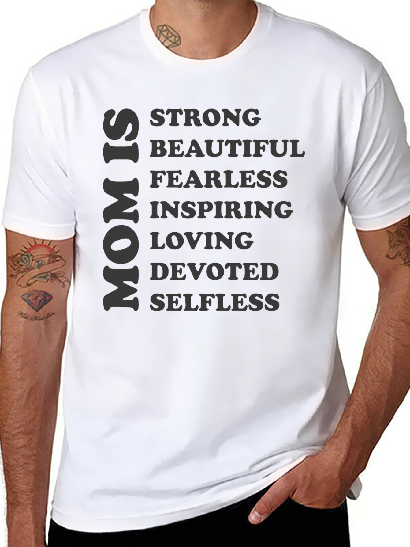 Mom Is Strong Graphic T-Shirt