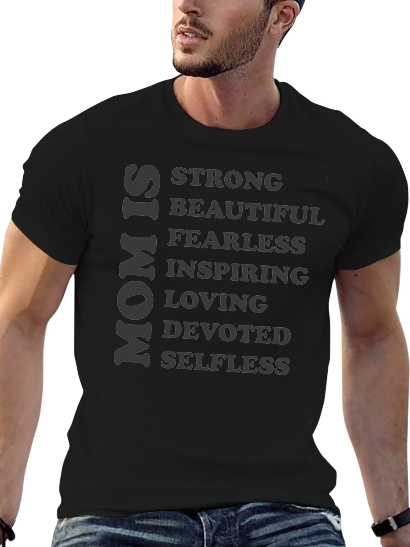 Mom Is Strong Graphic T-Shirt