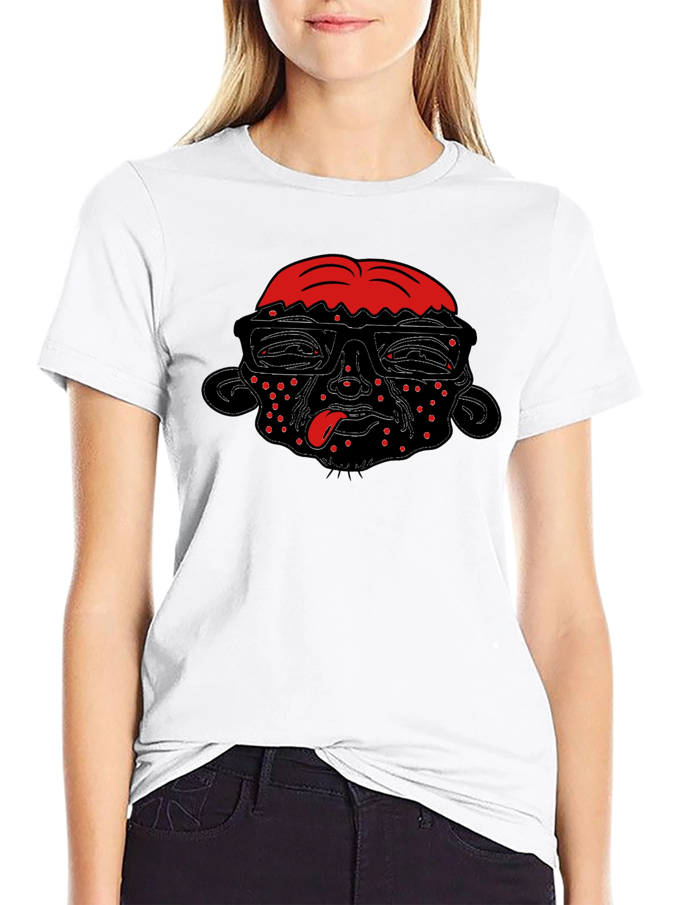 Edgy Graphic Tee - Red Brain Design