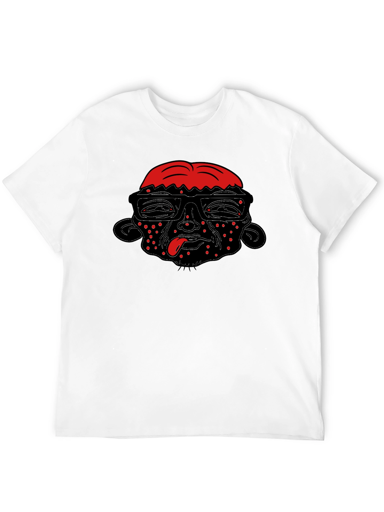 Edgy Graphic Tee - Red Brain Design