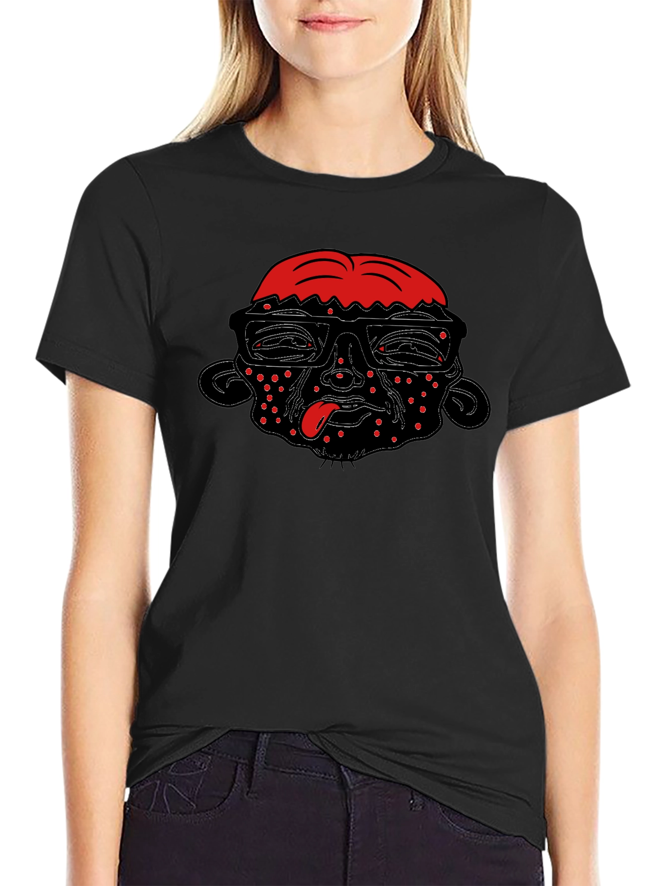 Edgy Graphic Tee - Red Brain Design