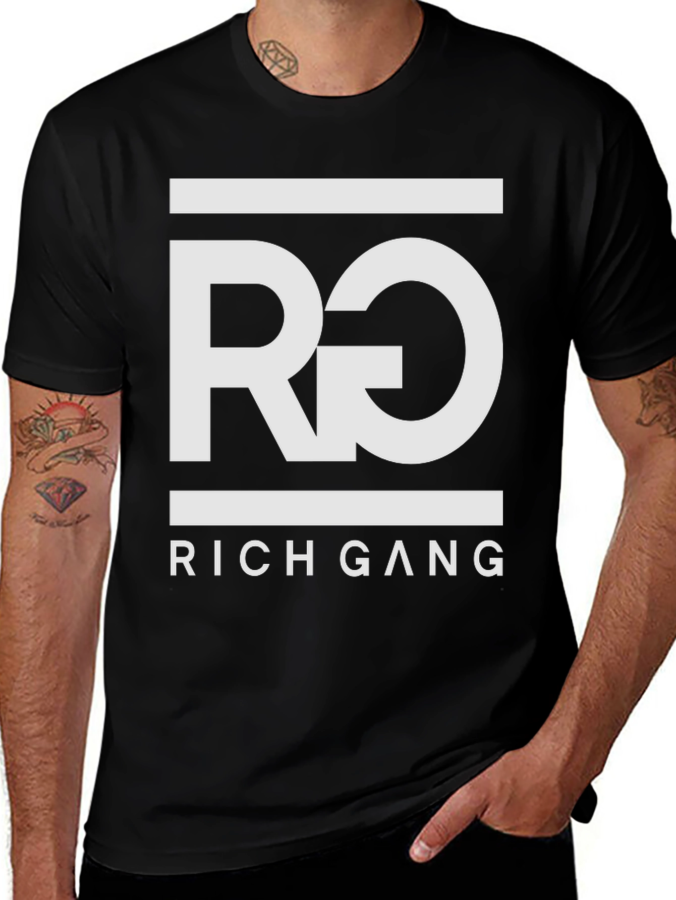 Rich Gang Black T-Shirt