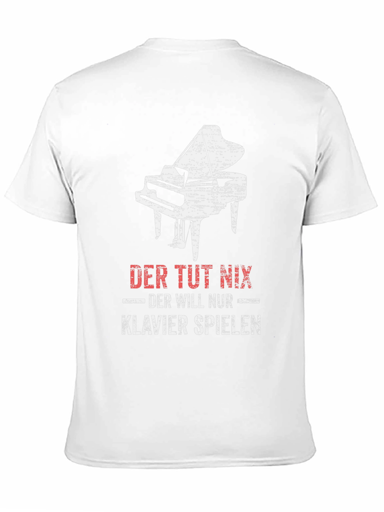 Der Tut Nix Piano T-Shirt - Musician Gift
