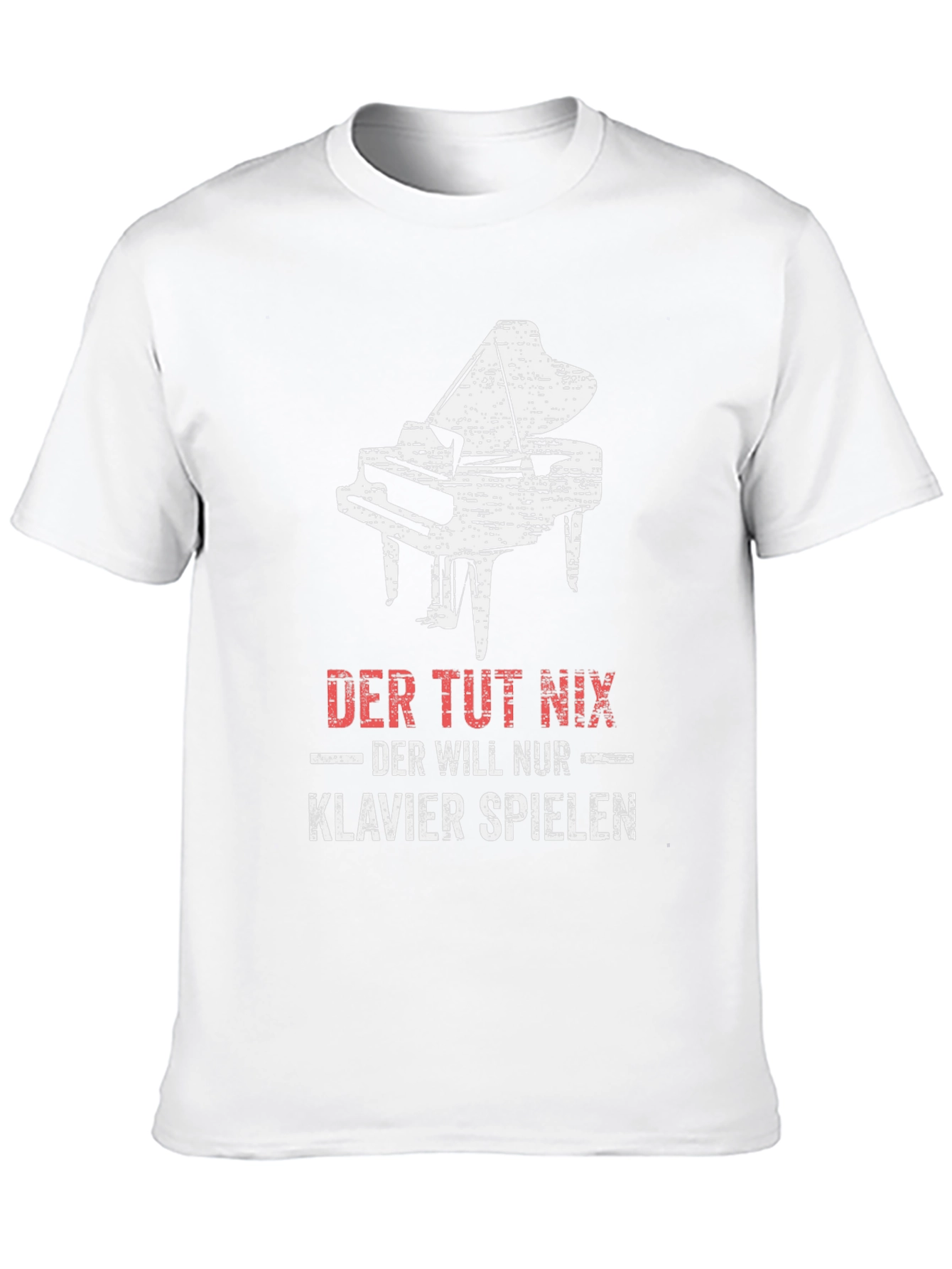 Der Tut Nix Piano T-Shirt - Musician Gift