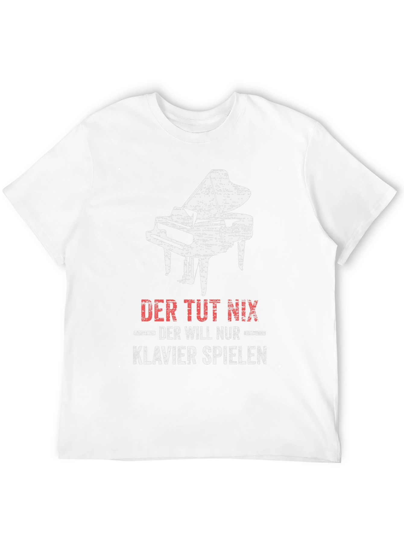 Der Tut Nix Piano T-Shirt - Musician Gift