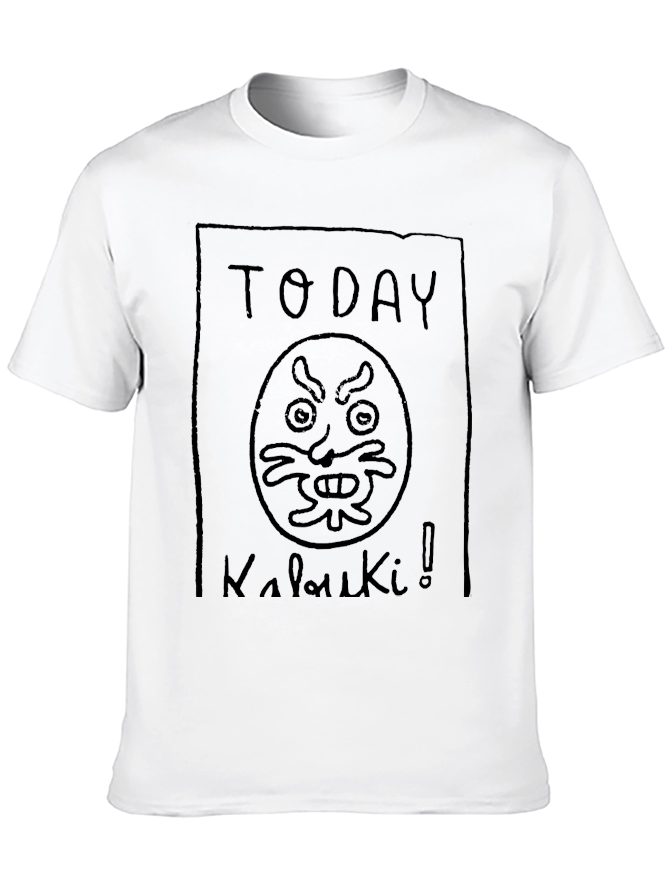 Unique Graphic Print T-Shirt - Today Kalauki Design