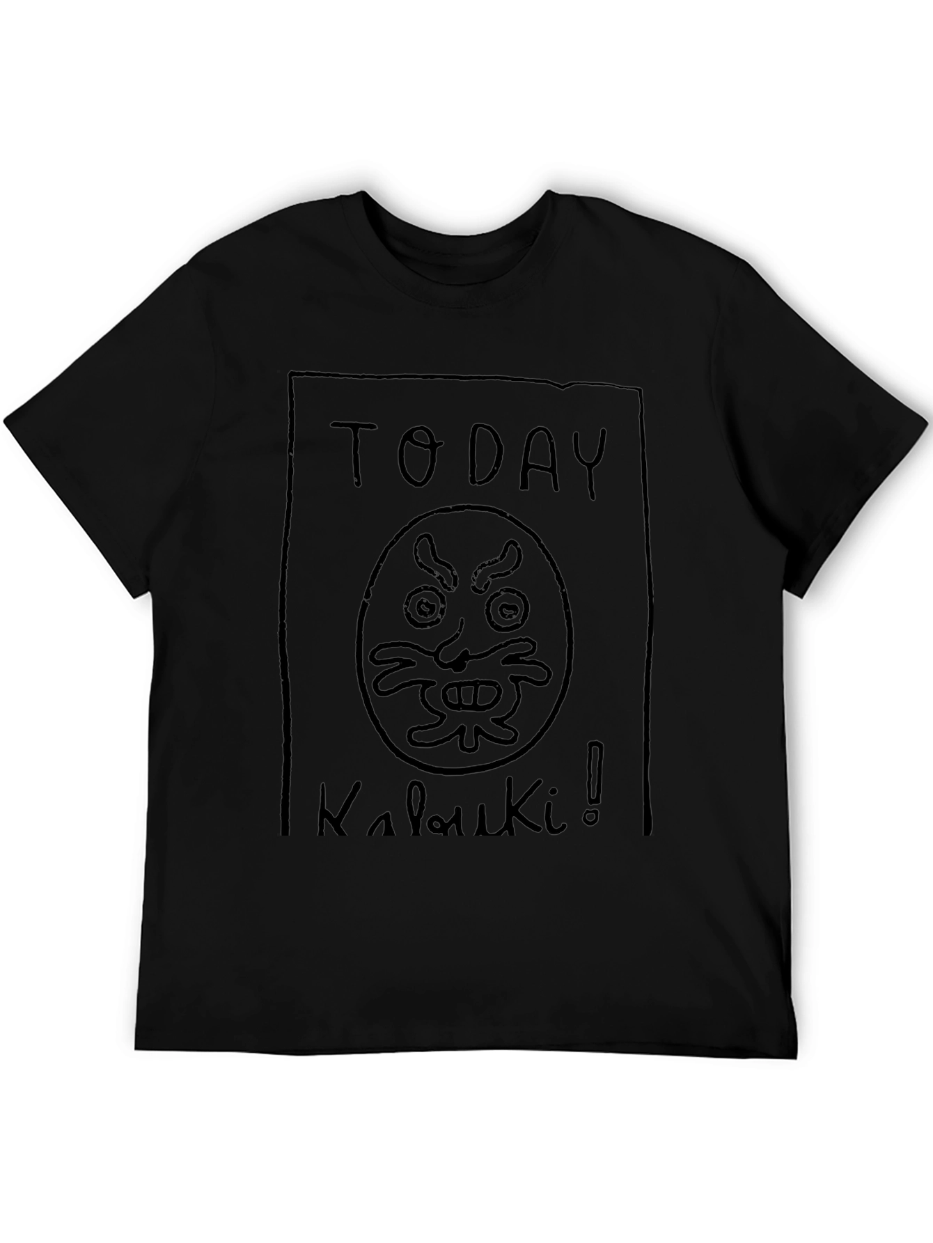 Unique Graphic Print T-Shirt - Today Kalauki Design