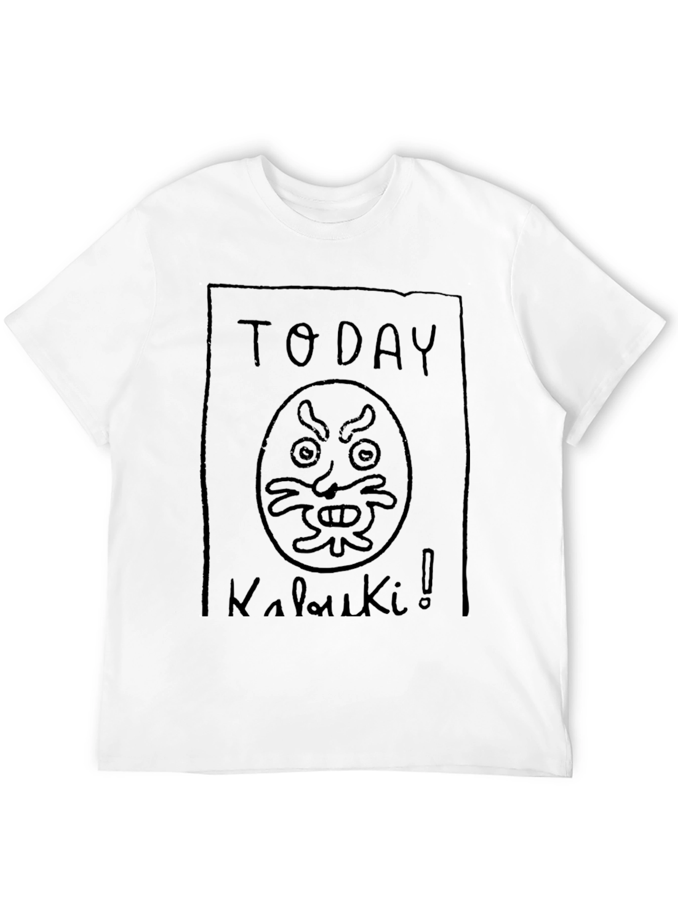 Unique Graphic Print T-Shirt - Today Kalauki Design
