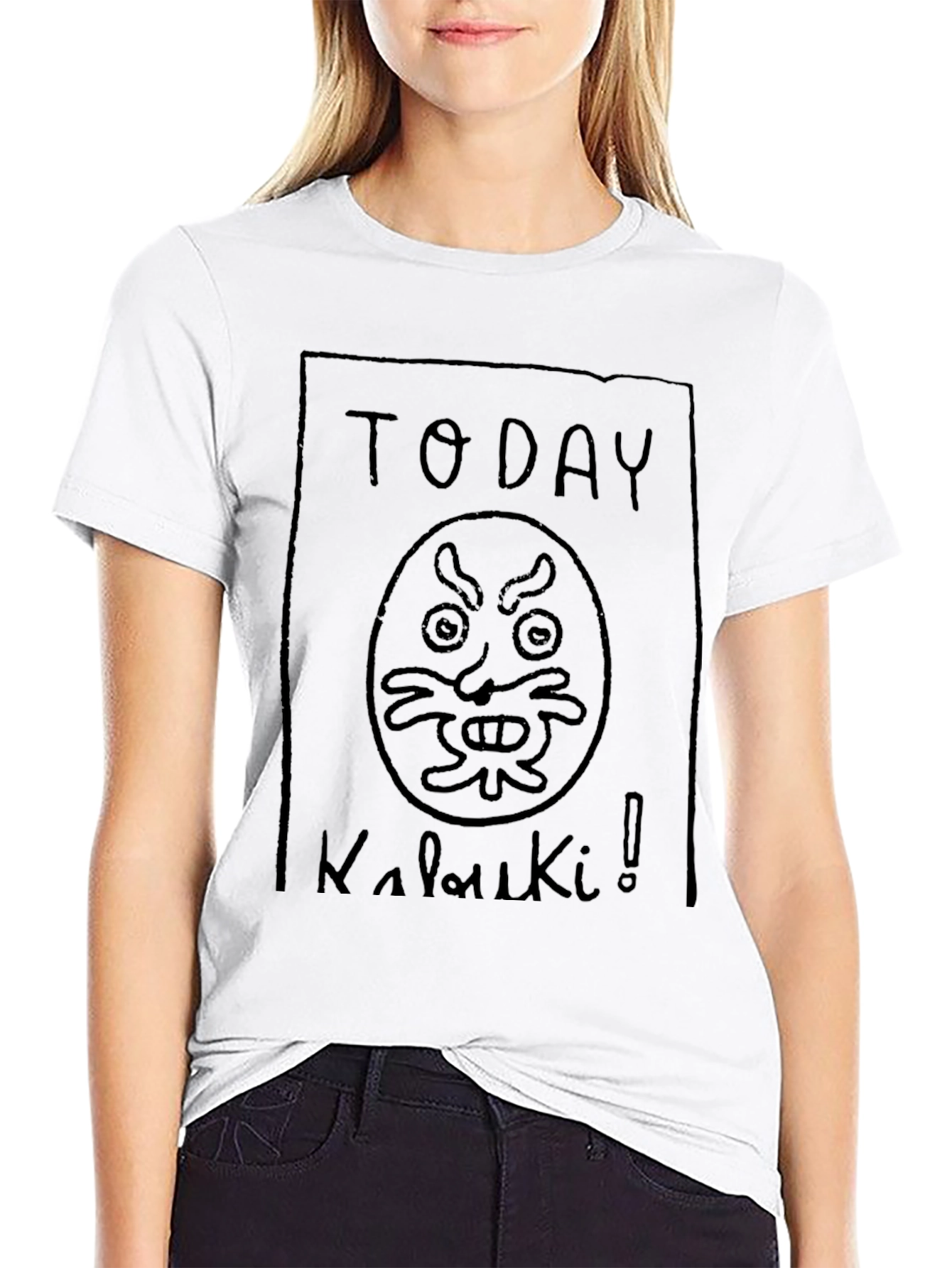Unique Graphic Print T-Shirt - Today Kalauki Design