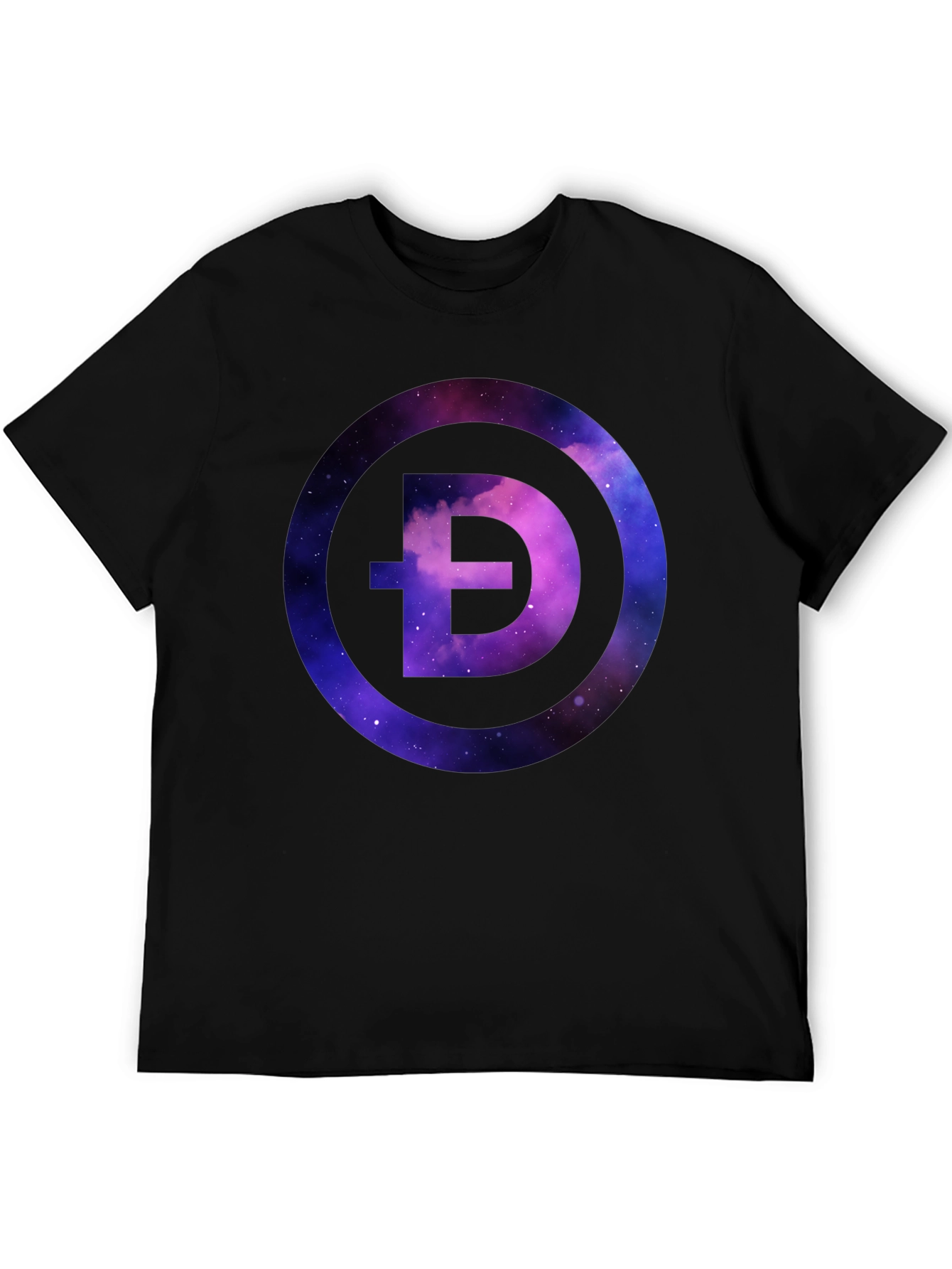 Galaxy Doge Crypto T-Shirt - Cotton Crew Neck Tee