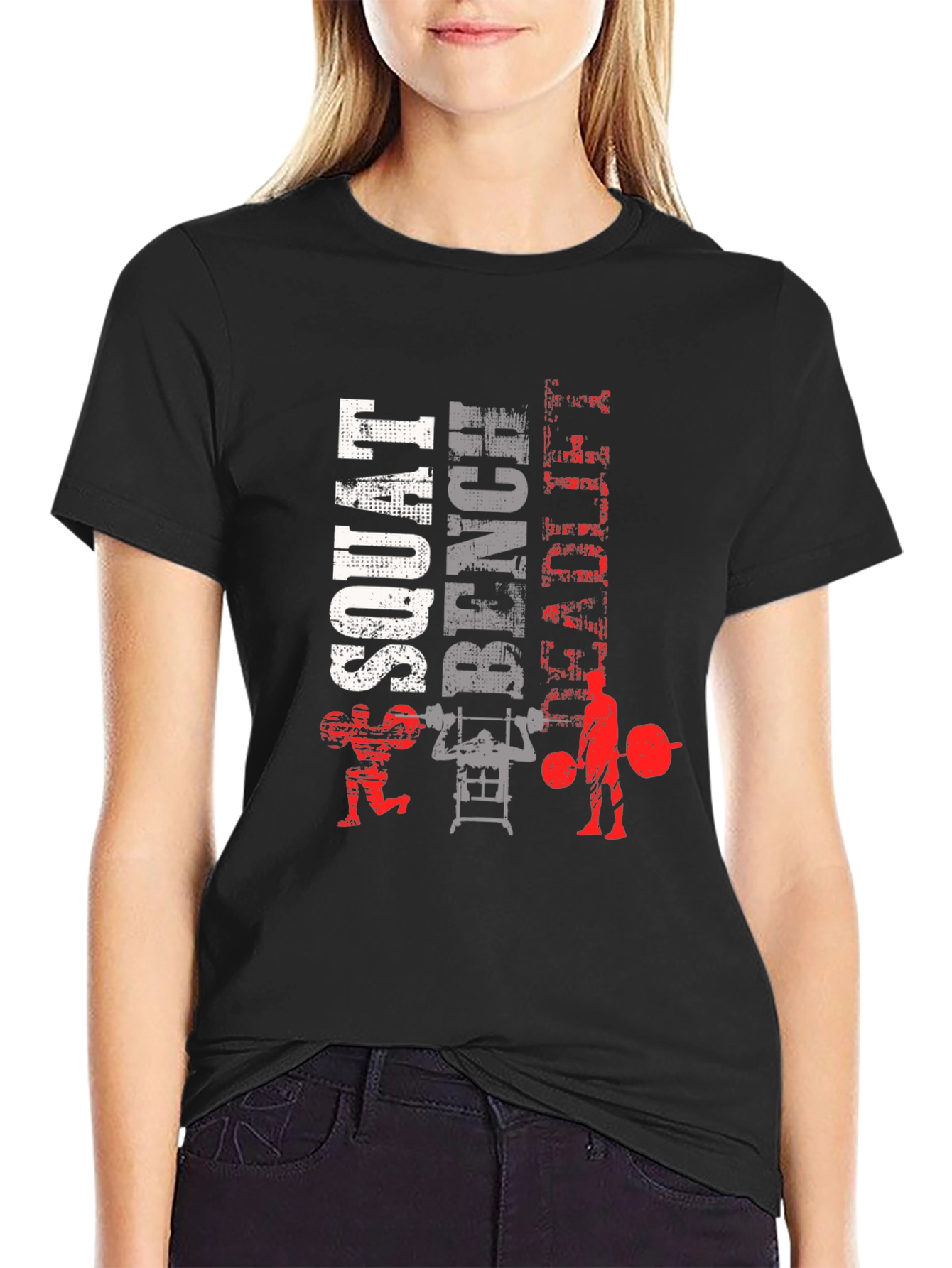 Workout T-Shirt: Squat Bench Deadlift Design