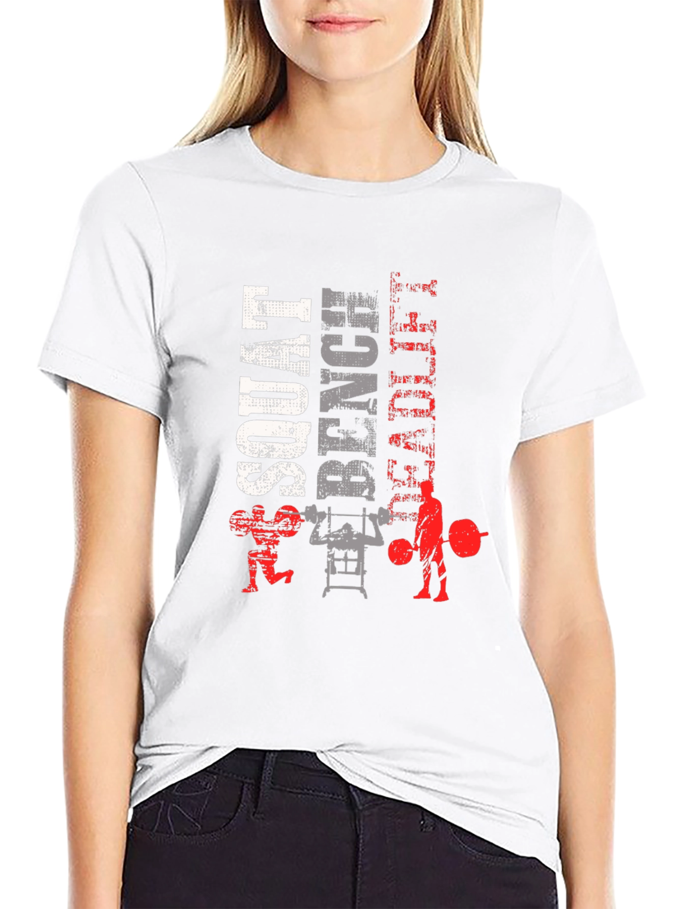 Workout T-Shirt: Squat Bench Deadlift Design