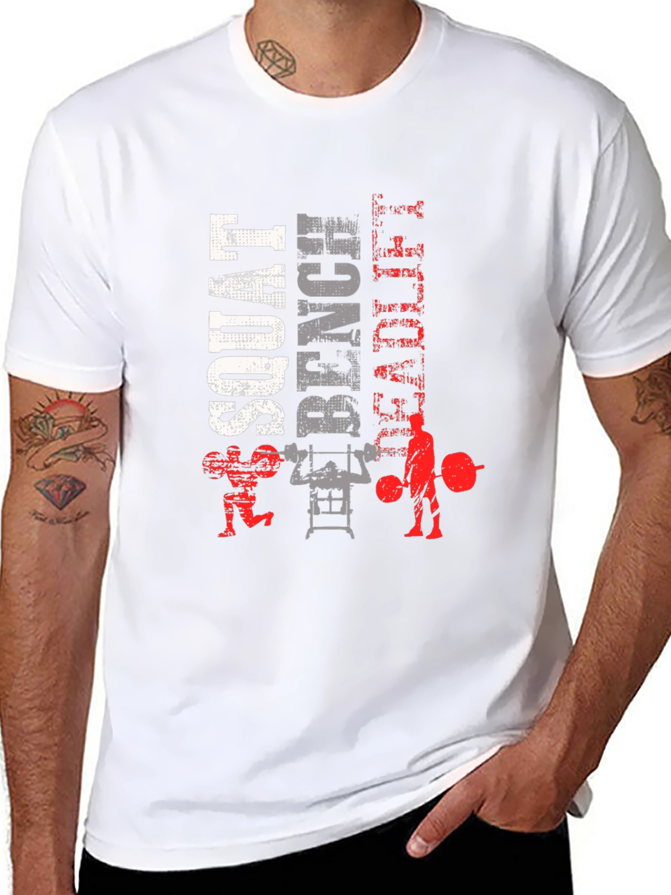 Workout T-Shirt: Squat Bench Deadlift Design