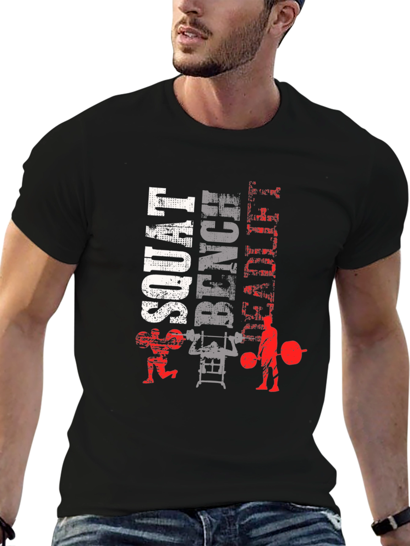 Workout T-Shirt: Squat Bench Deadlift Design