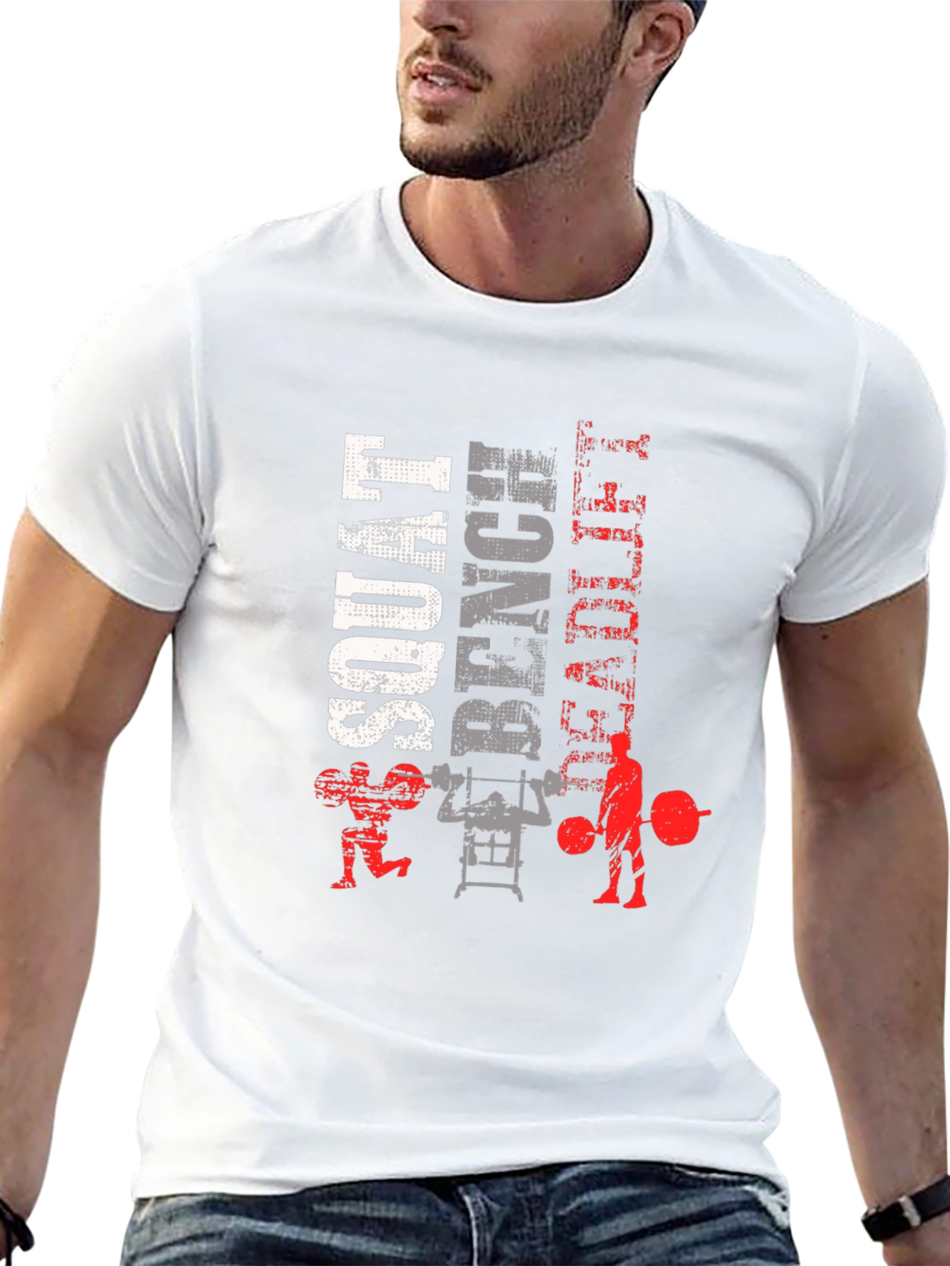 Workout T-Shirt: Squat Bench Deadlift Design