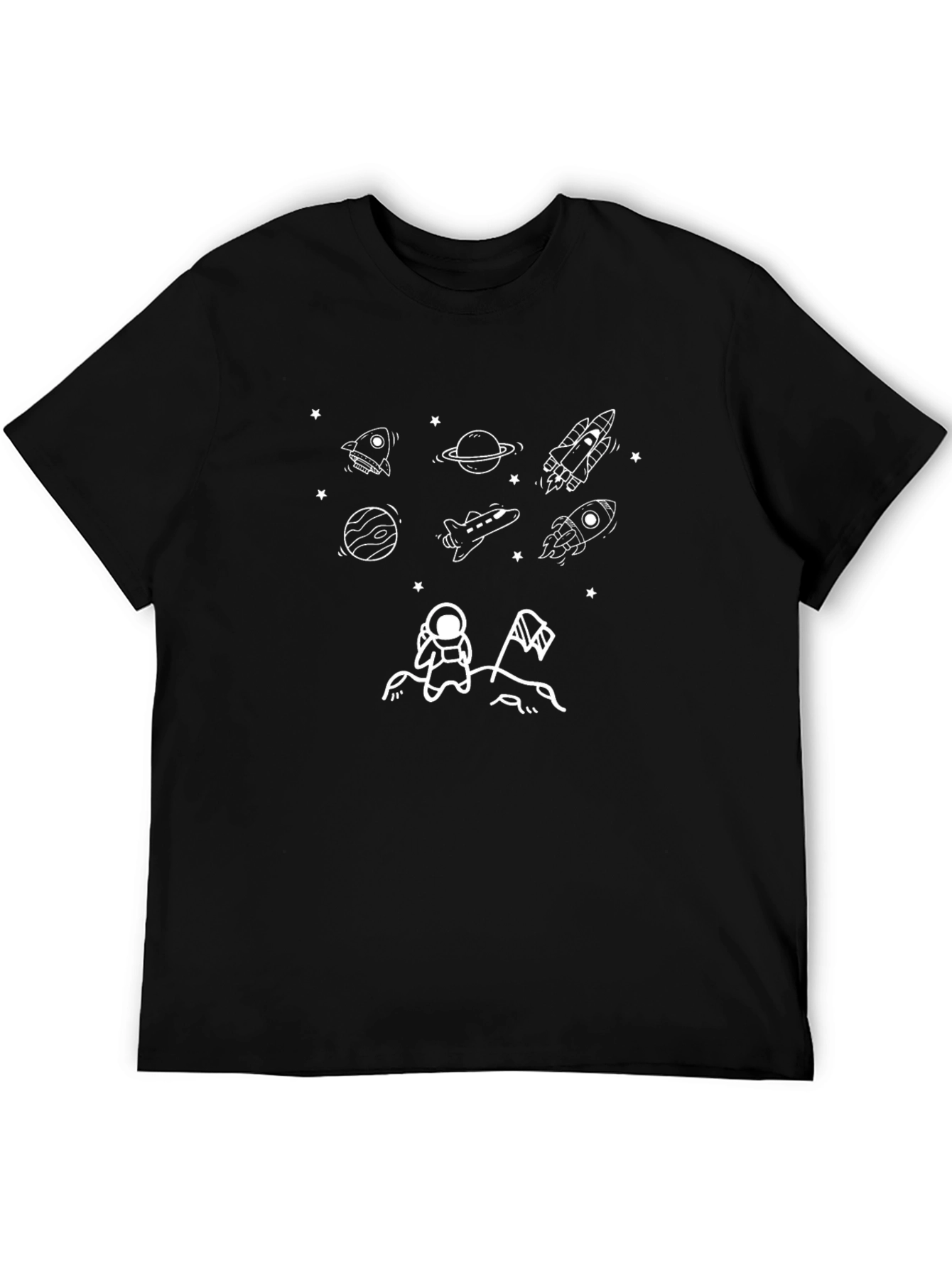 Astronaut Graphic T-Shirt - Space Adventure Tee