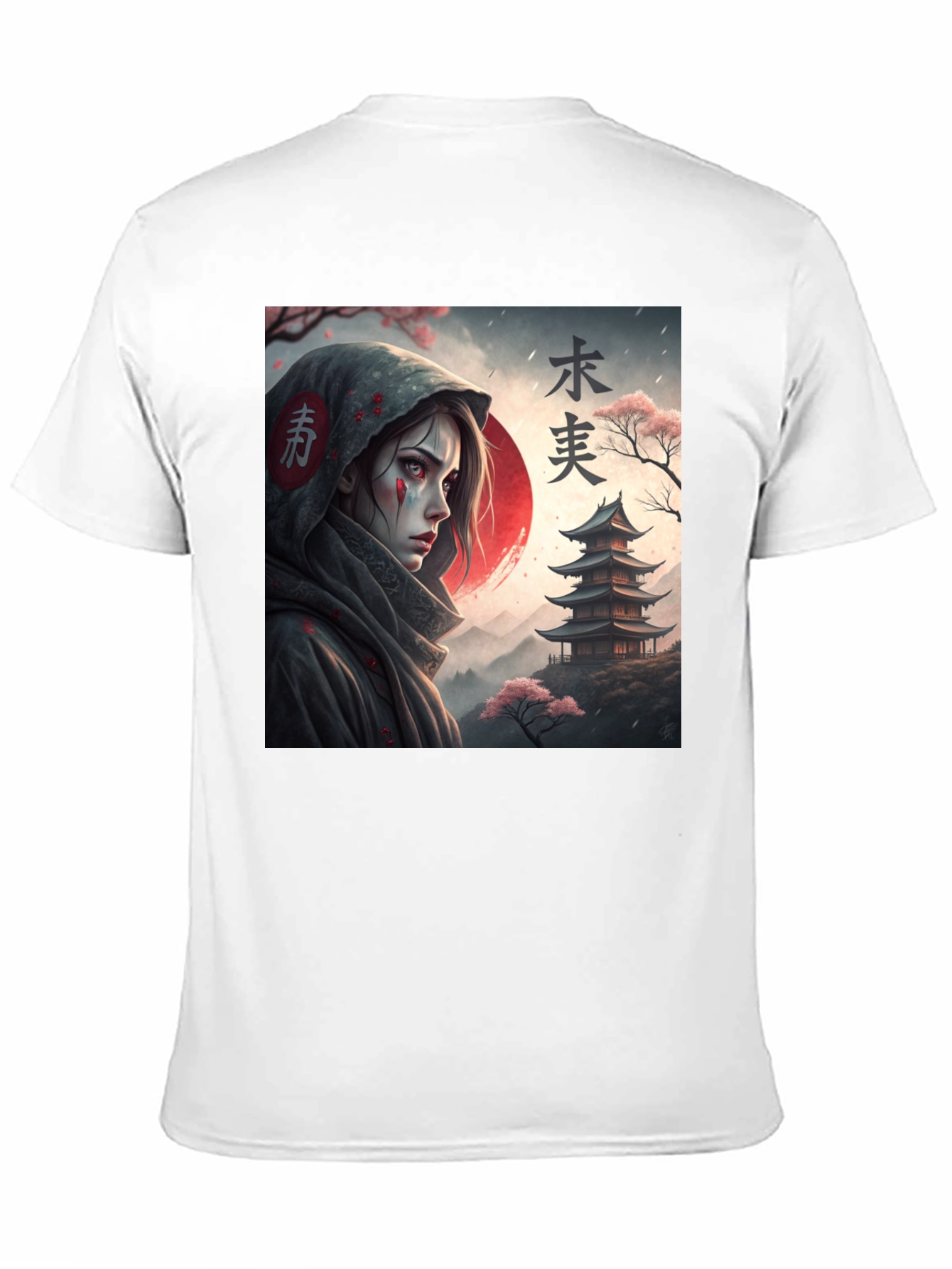 Samurai Anime T-Shirt - Dark Aesthetic Clothing