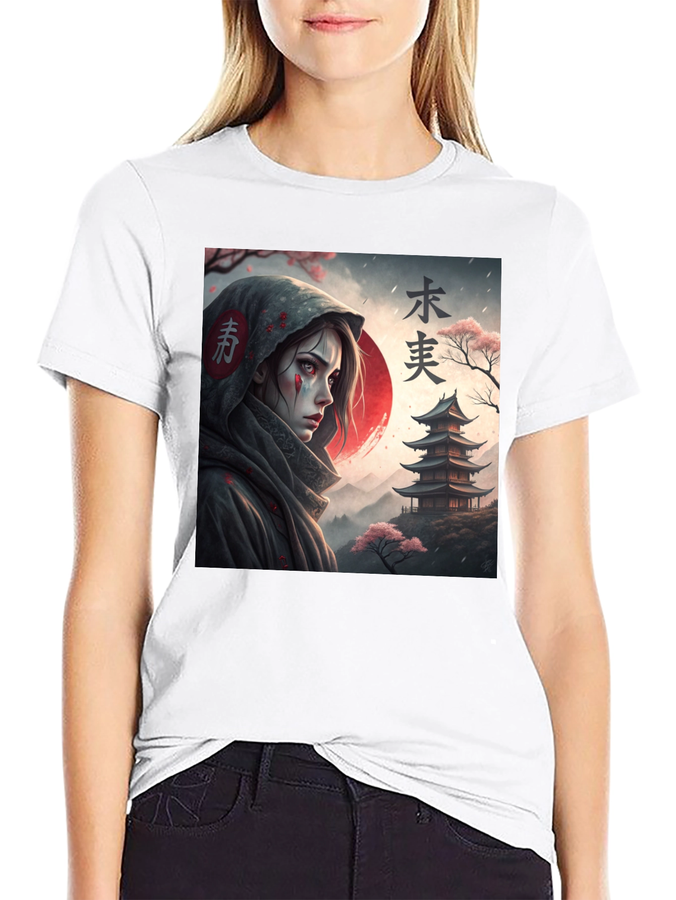 Samurai Anime T-Shirt - Dark Aesthetic Clothing