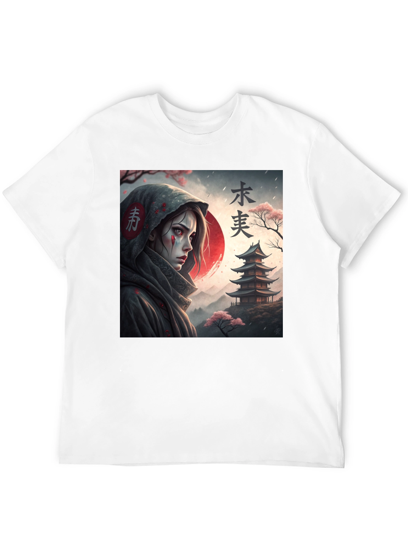 Samurai Anime T-Shirt - Dark Aesthetic Clothing