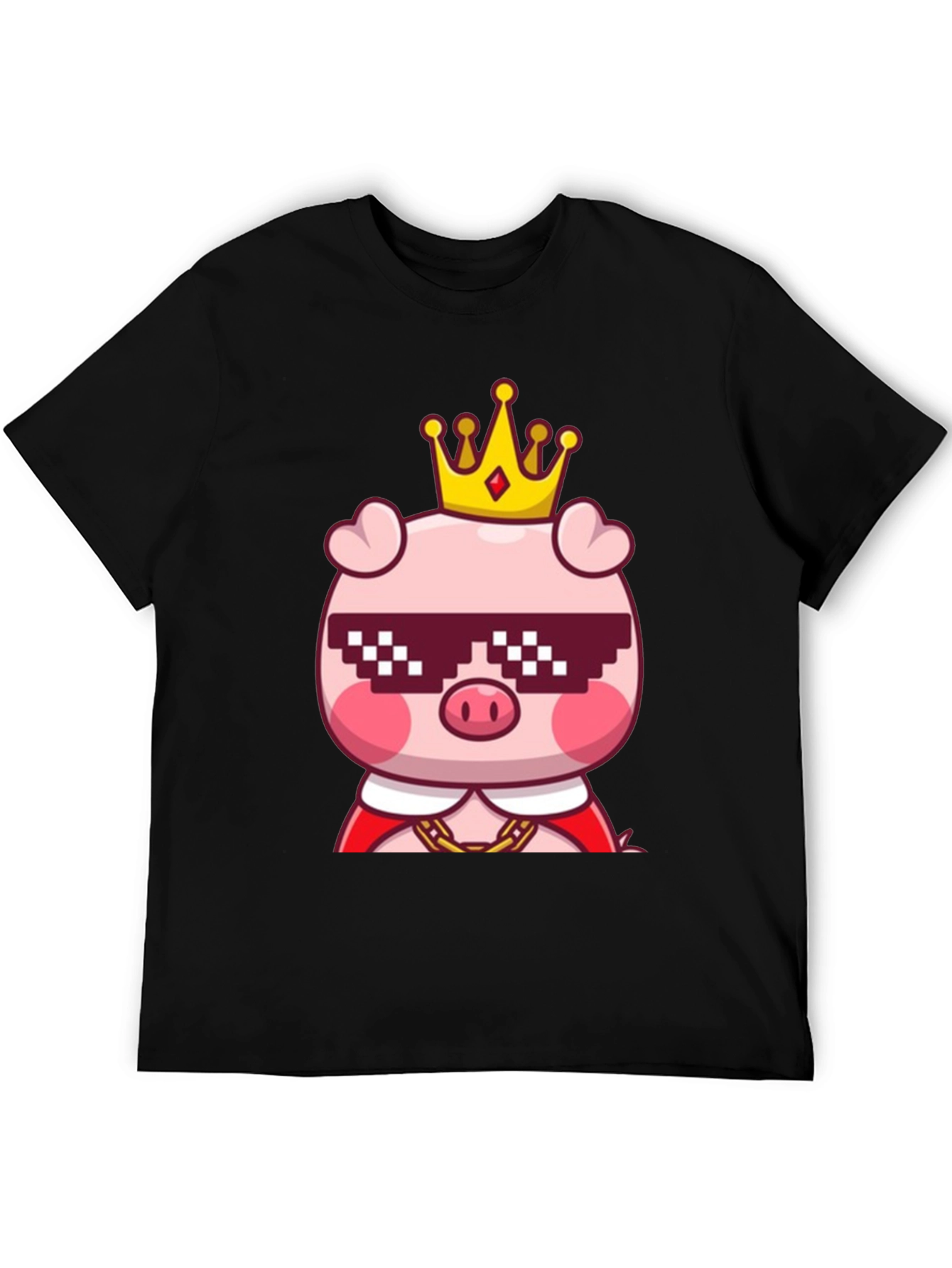 King Pig T-Shirt - Cool Cartoon Tee