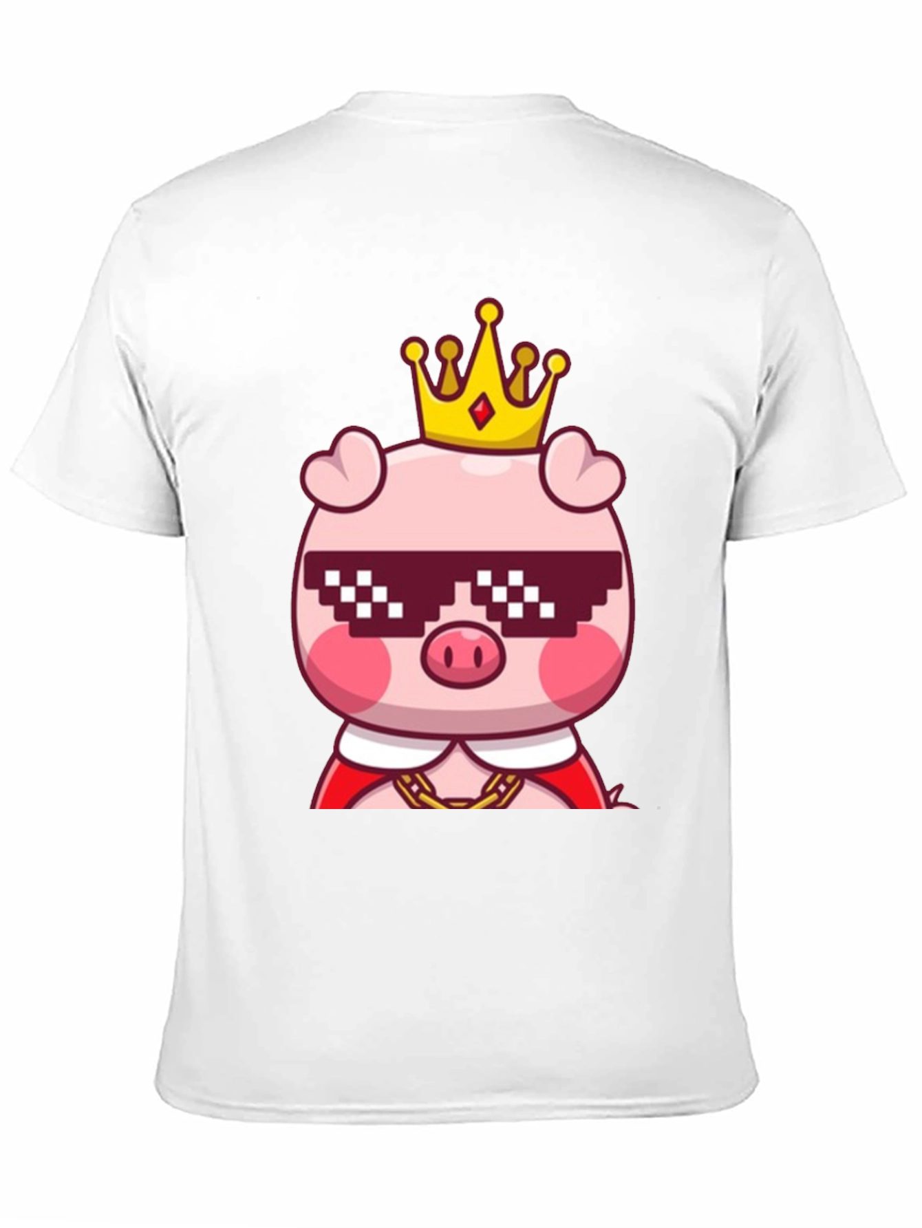 King Pig T-Shirt - Cool Cartoon Tee