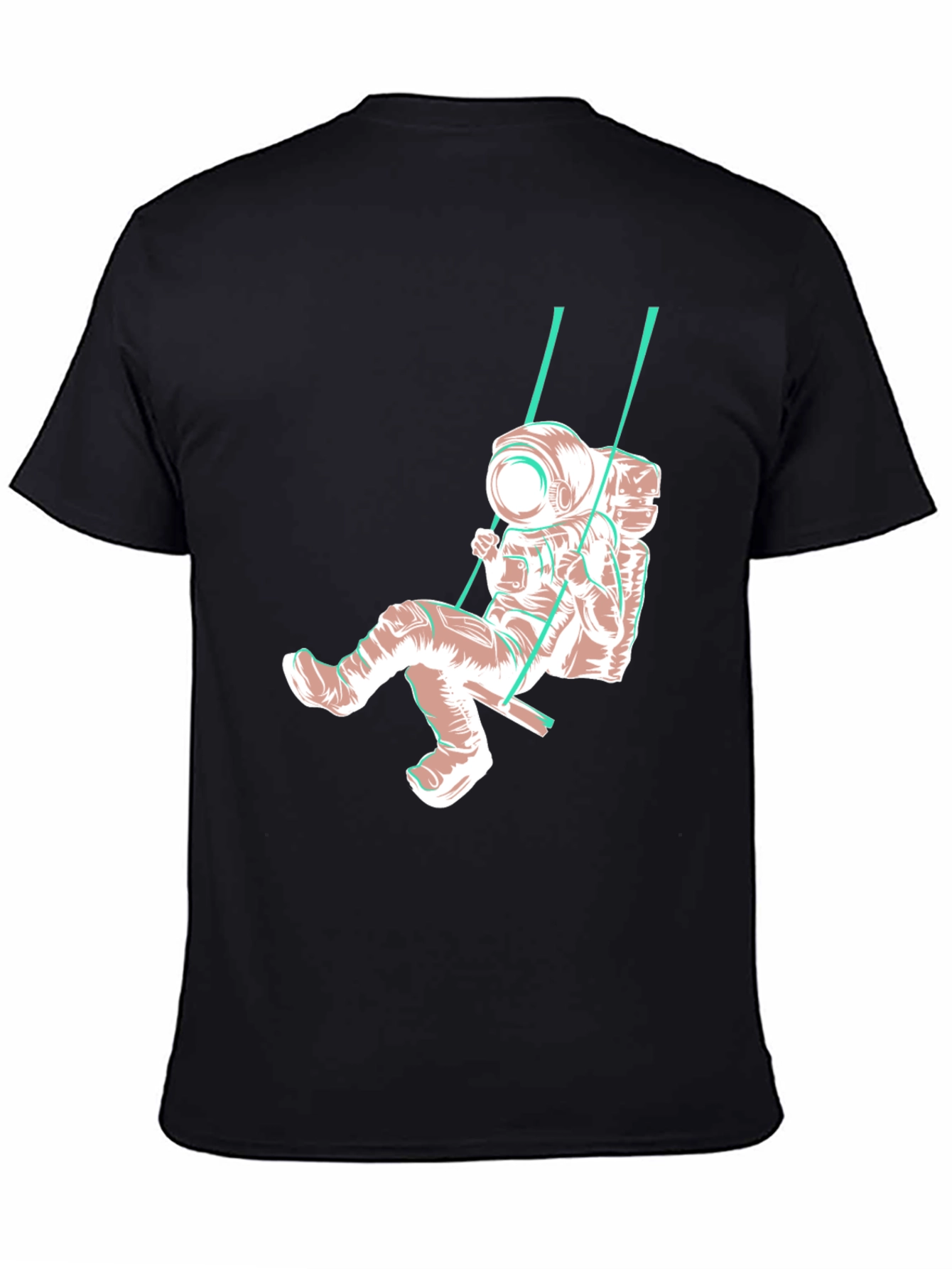 Astronaut Swing T-Shirt - Unique Graphic Tee