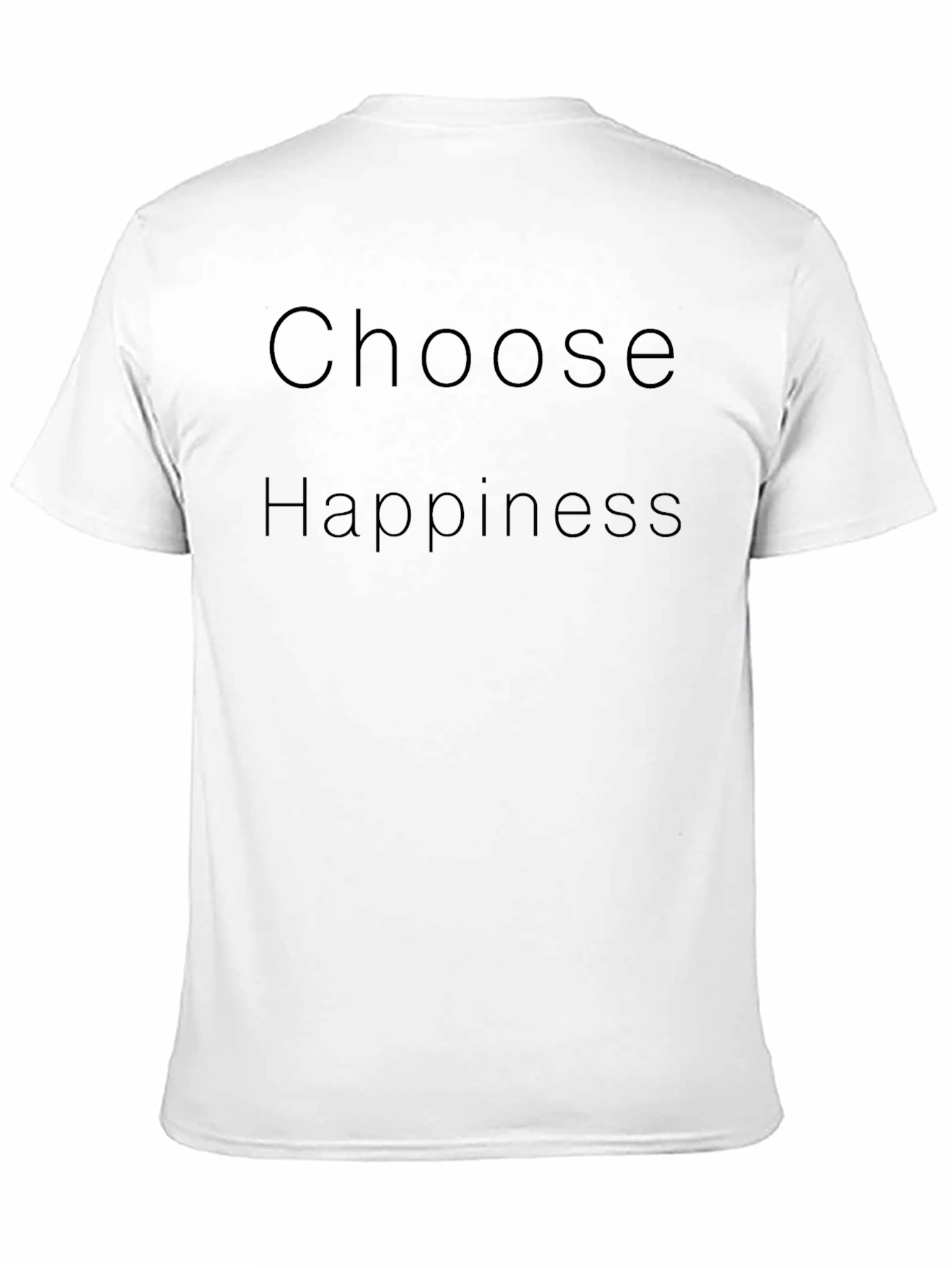 Choose Happiness T-Shirt - Black Mens