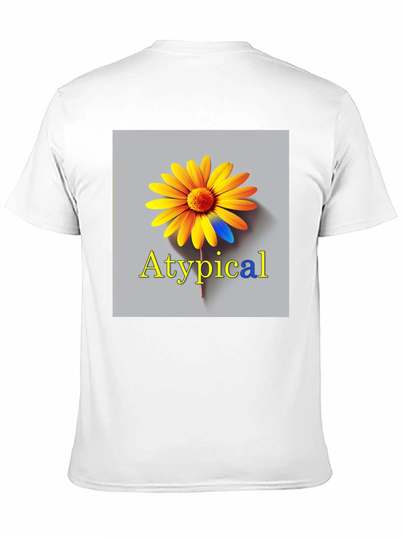 Atypical Graphic T-Shirt - Unique Flower Design