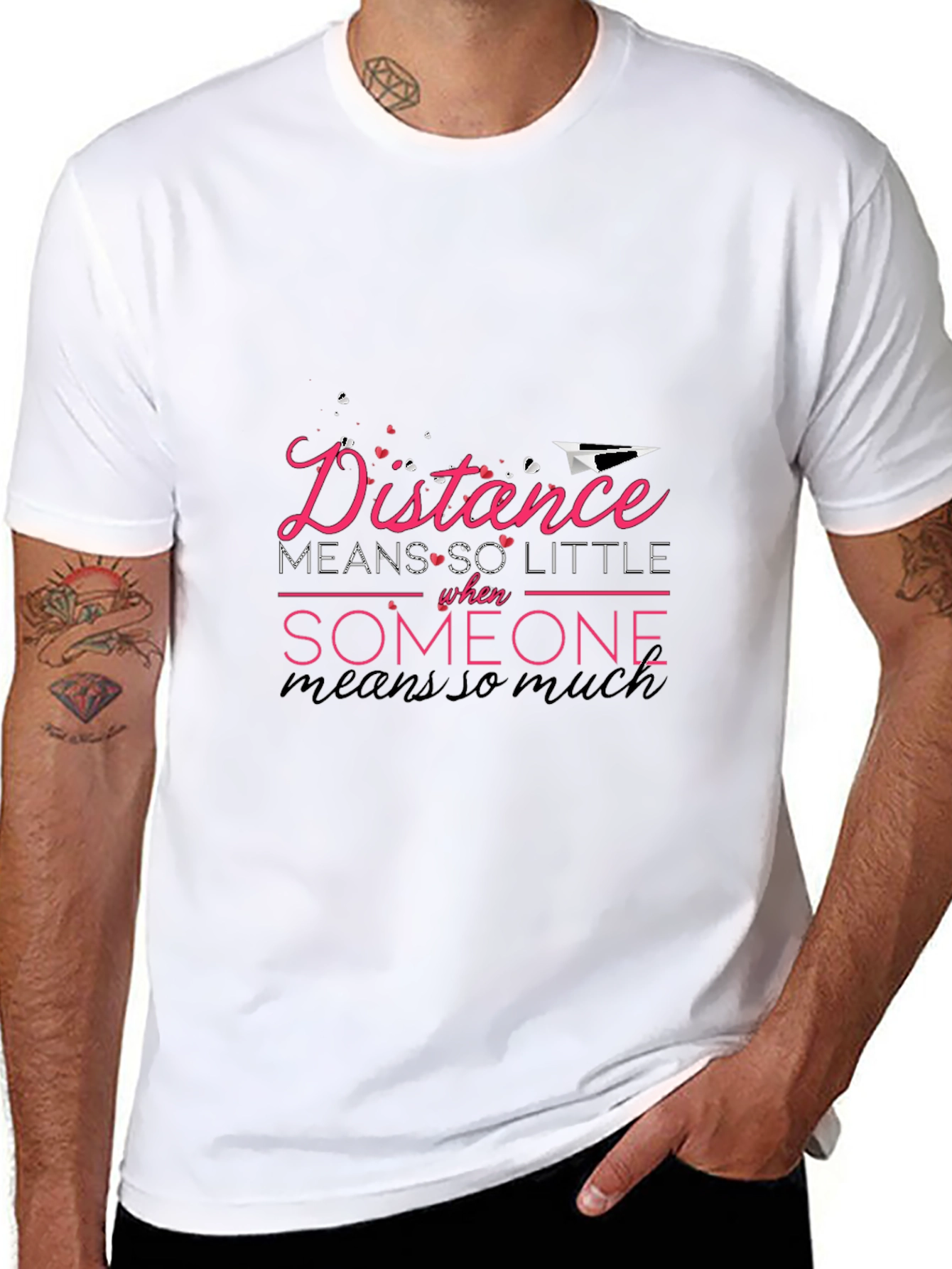 Distance Means Little Graphic T-Shirt