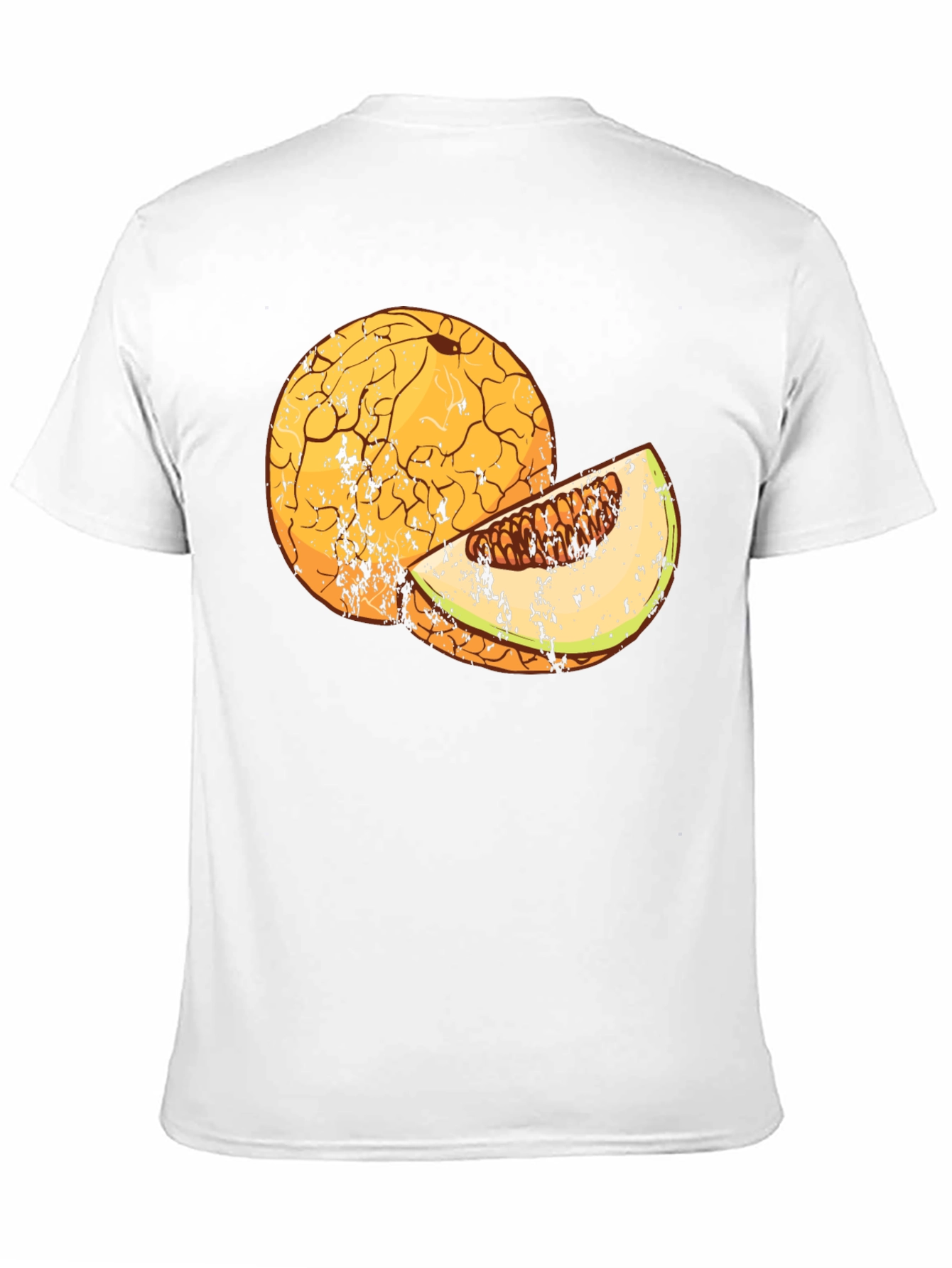Melon Graphic Black T-Shirt