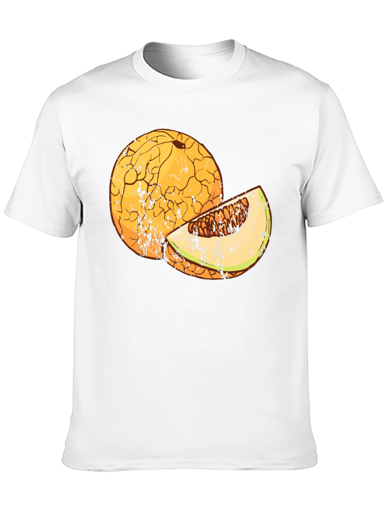 Melon Graphic Black T-Shirt
