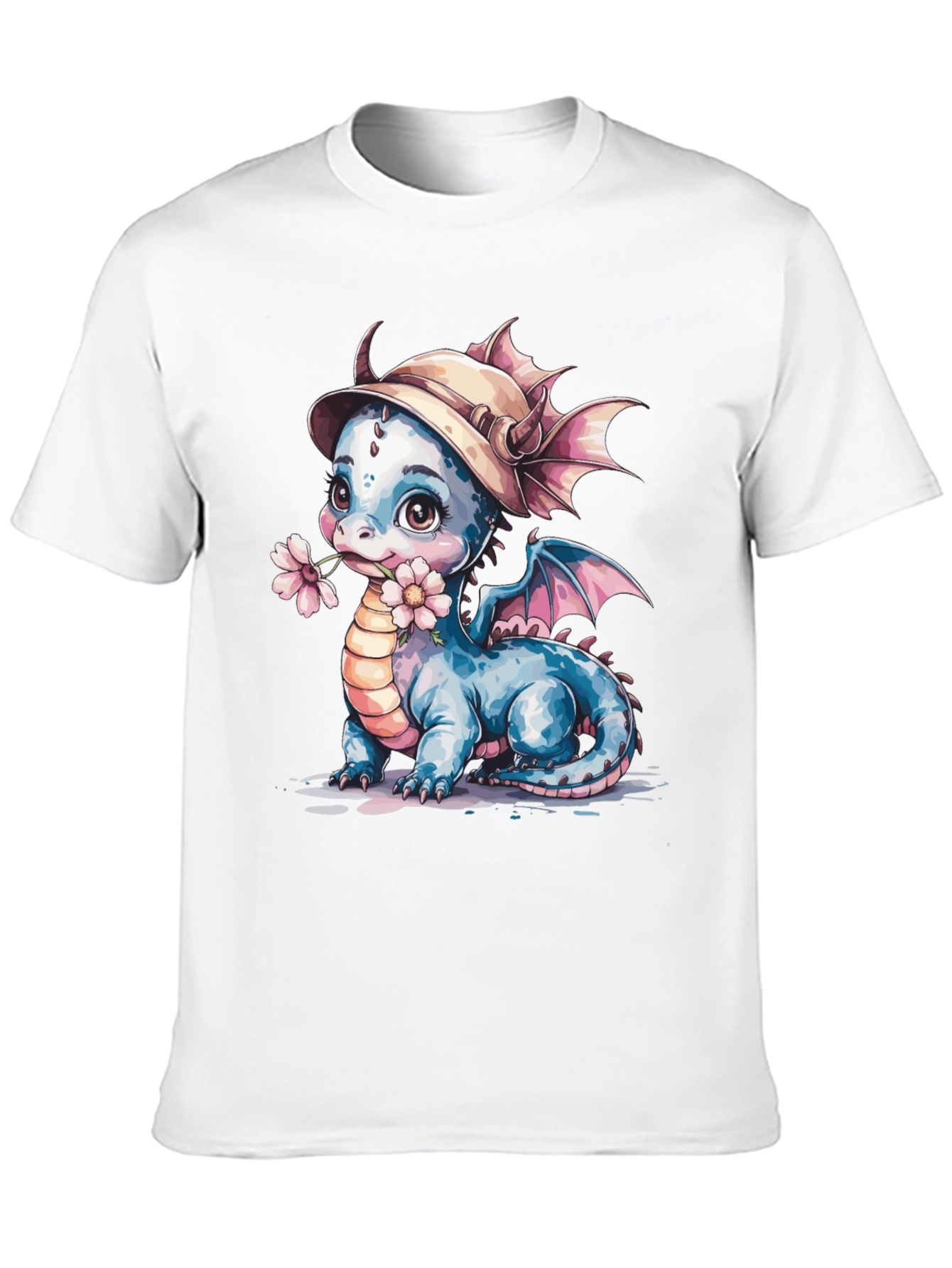 Cute Dragon with Flower T-Shirt