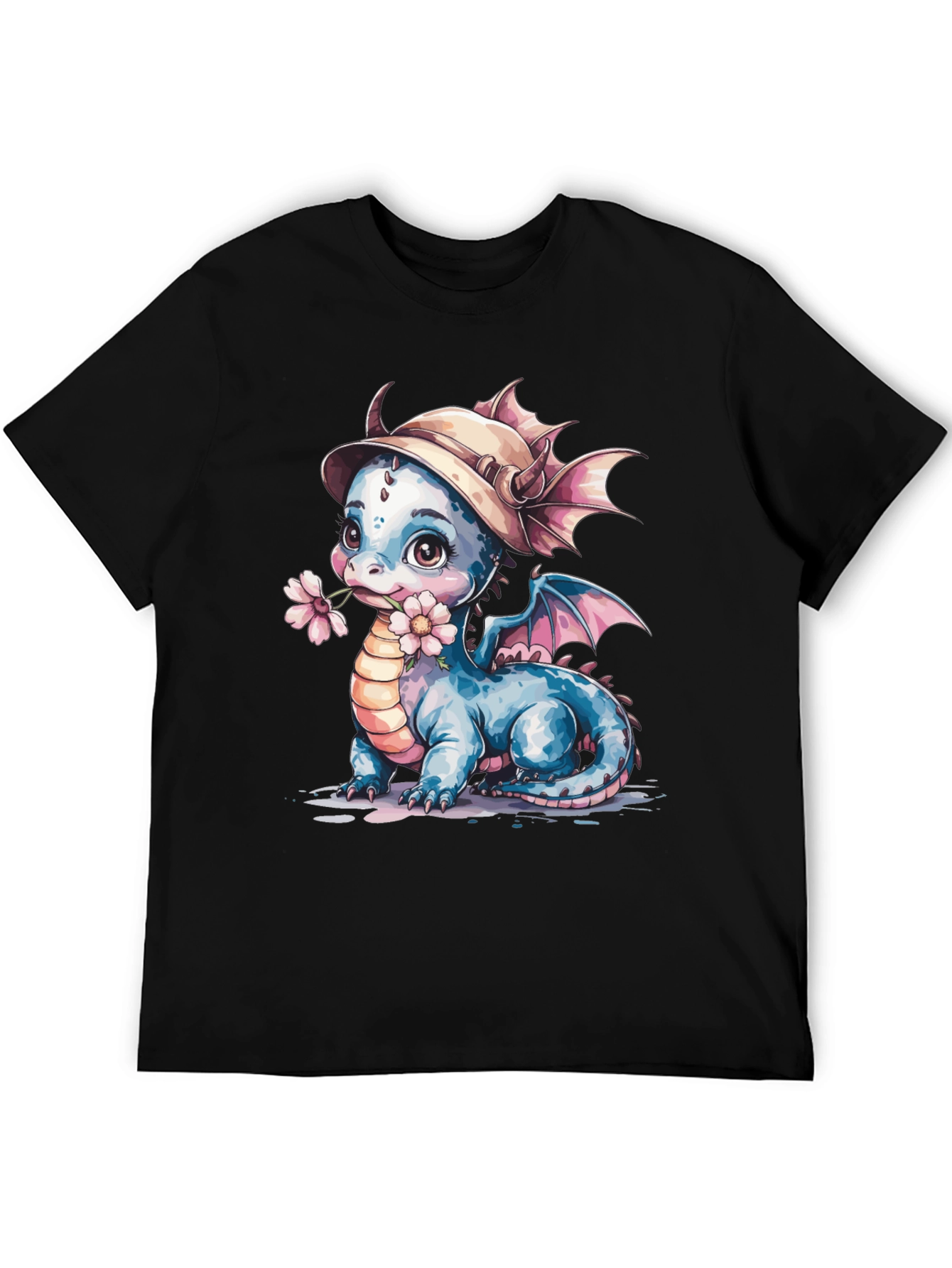 Cute Dragon with Flower T-Shirt