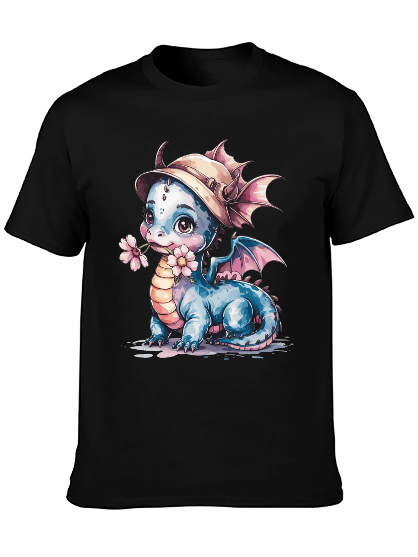 Cute Dragon with Flower T-Shirt