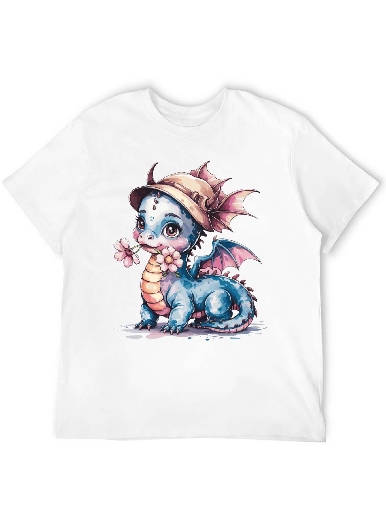 Cute Dragon with Flower T-Shirt