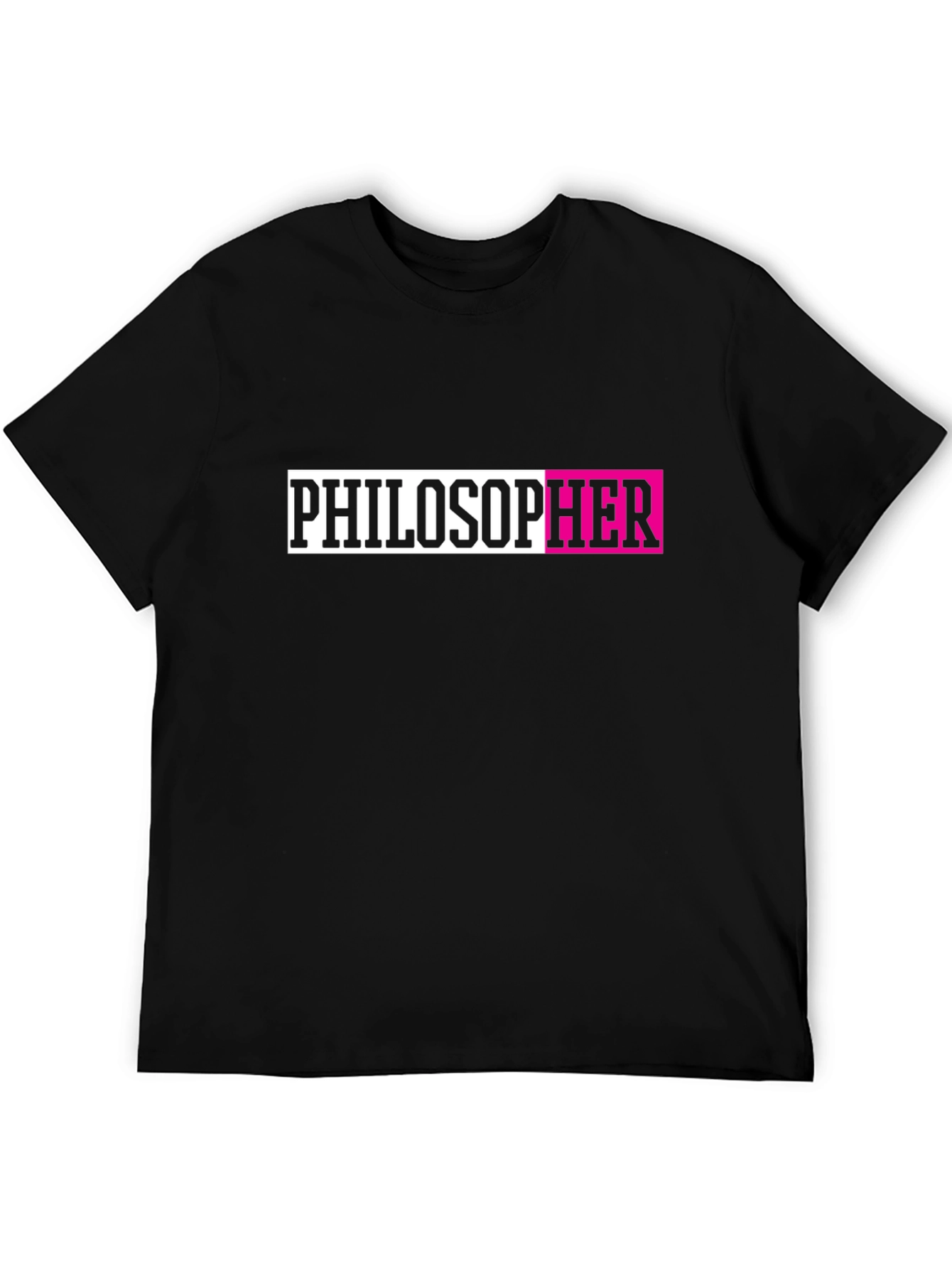 PhilosopHER Graphic Tee - Black Unisex T-Shirt