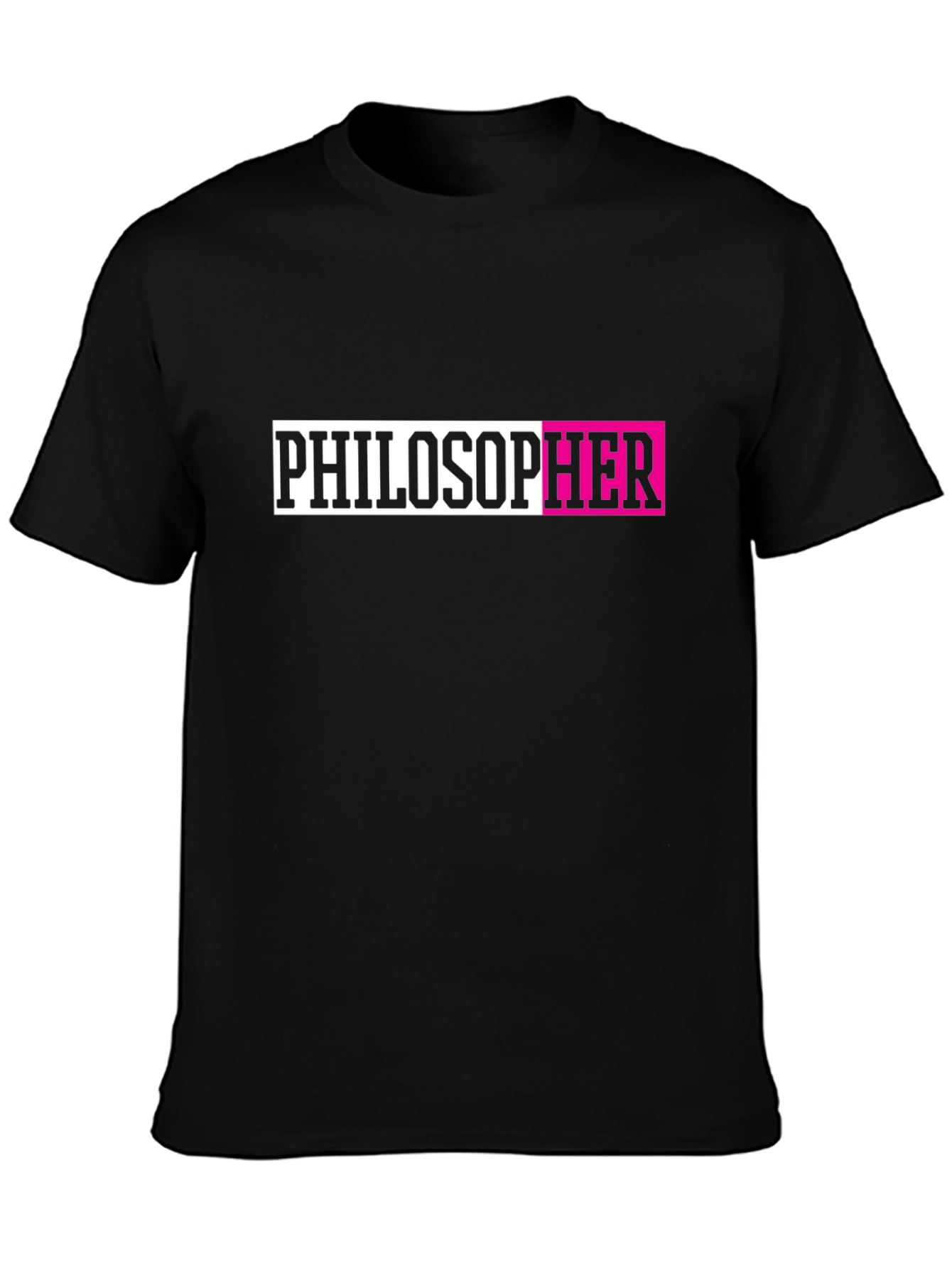 PhilosopHER Graphic Tee - Black Unisex T-Shirt