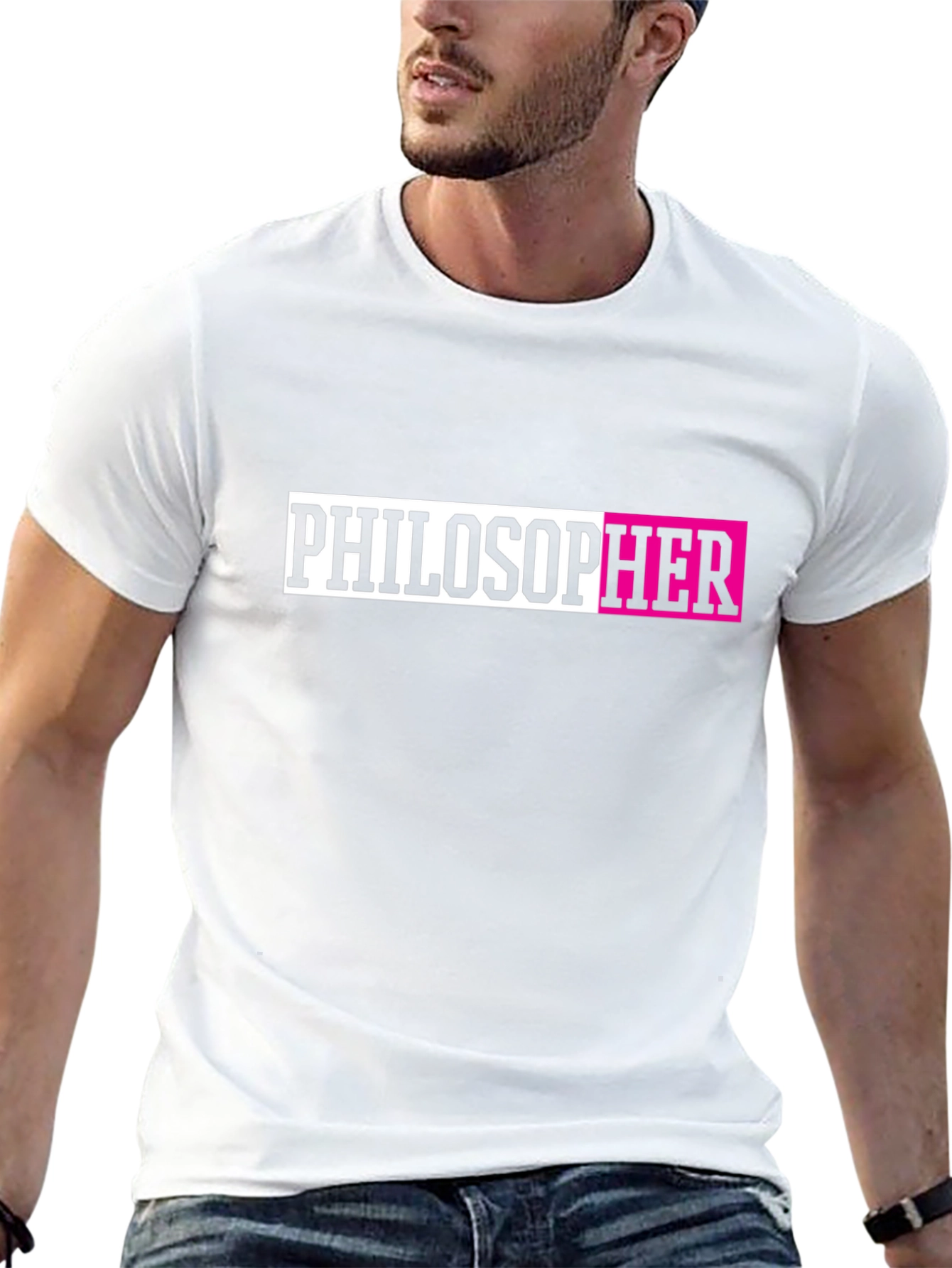 PhilosopHER Graphic Tee - Black Unisex T-Shirt