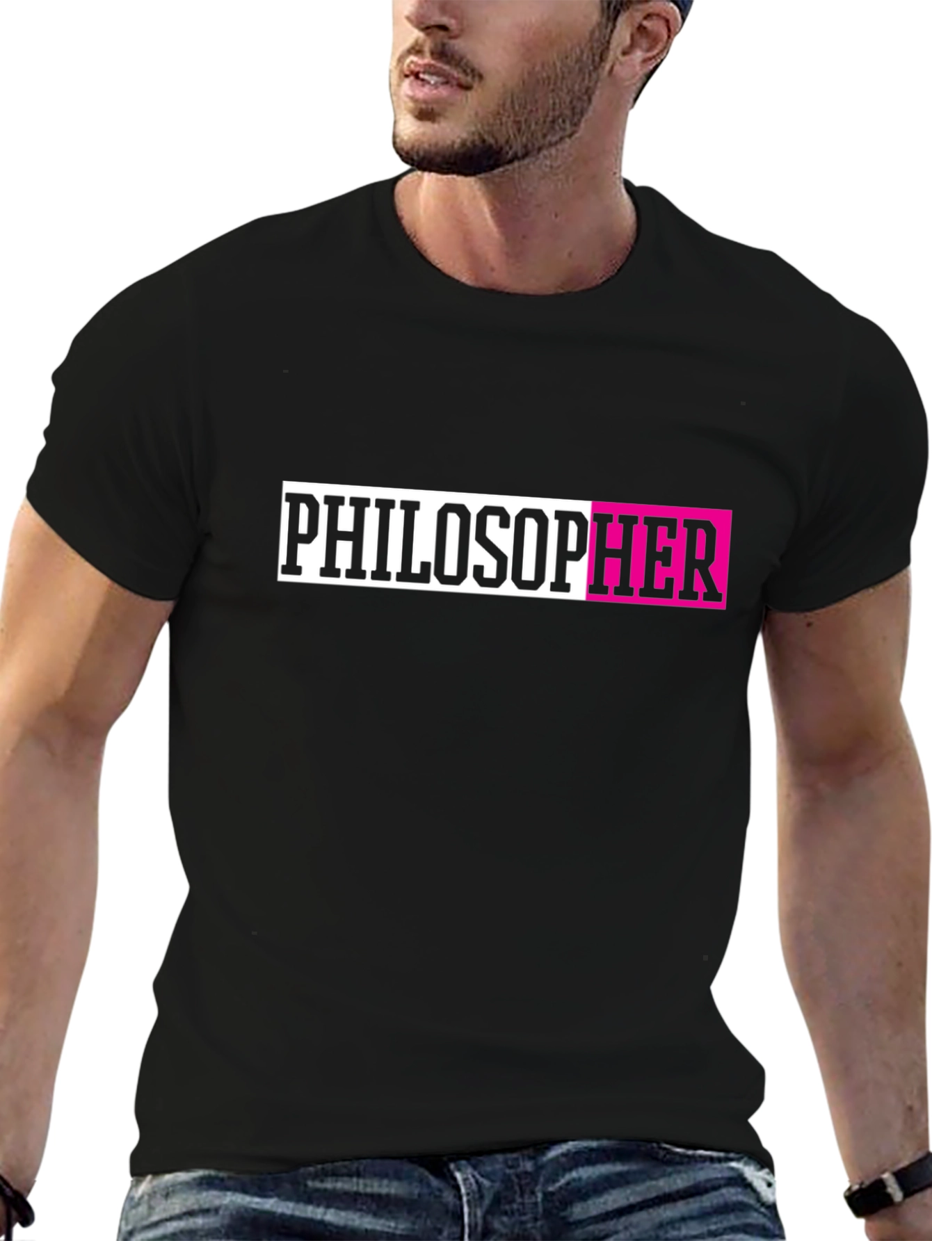 PhilosopHER Graphic Tee - Black Unisex T-Shirt
