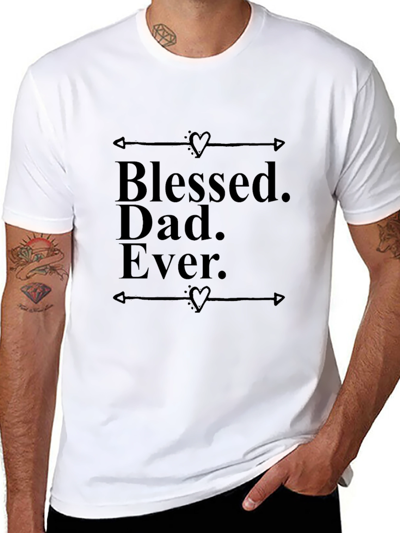 Blessed Dad Ever T-Shirt - Fathers Day Gift