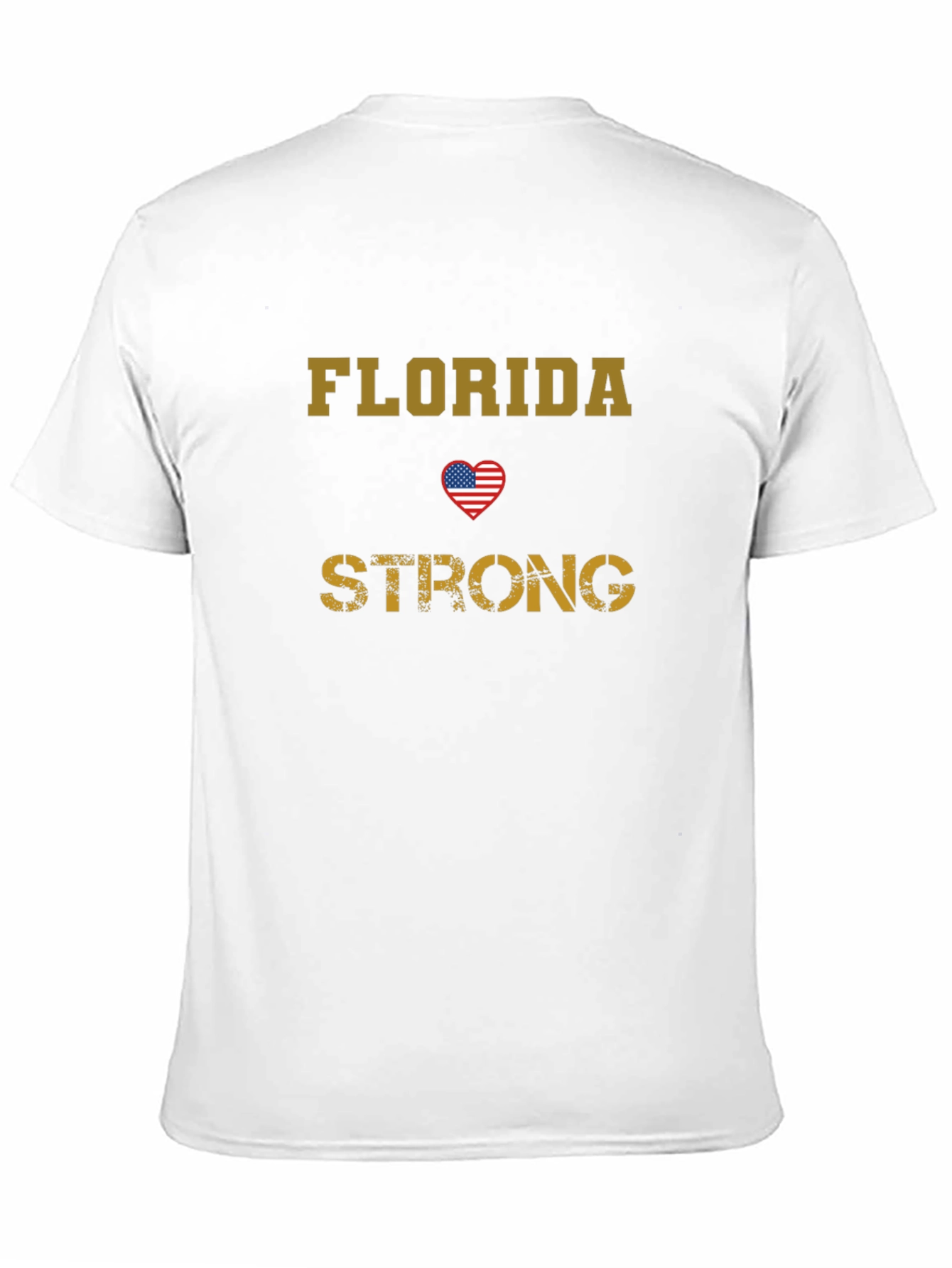 Florida Strong T-Shirt - Patriotic USA Heart