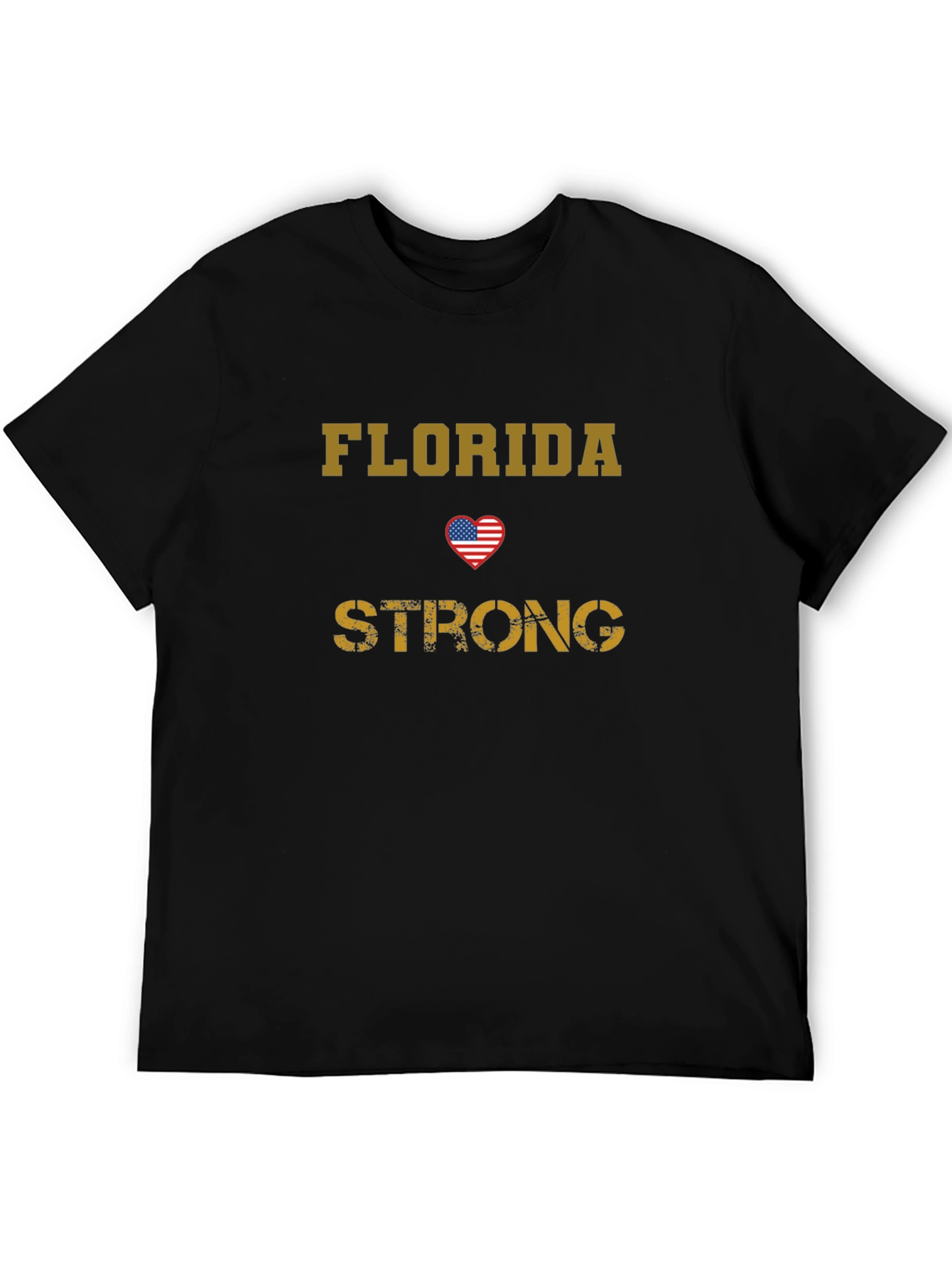 Florida Strong T-Shirt - Patriotic USA Heart
