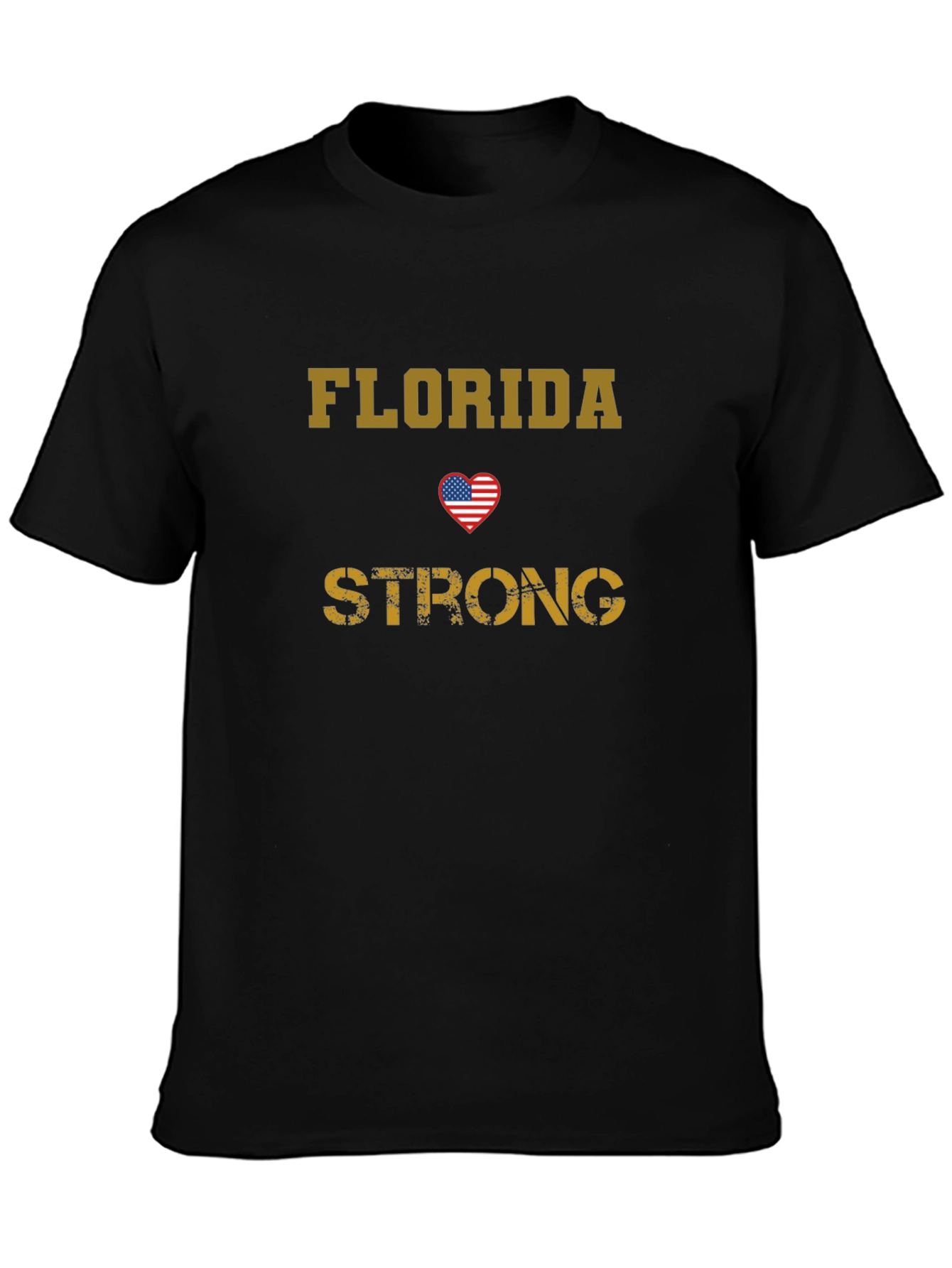 Florida Strong T-Shirt - Patriotic USA Heart