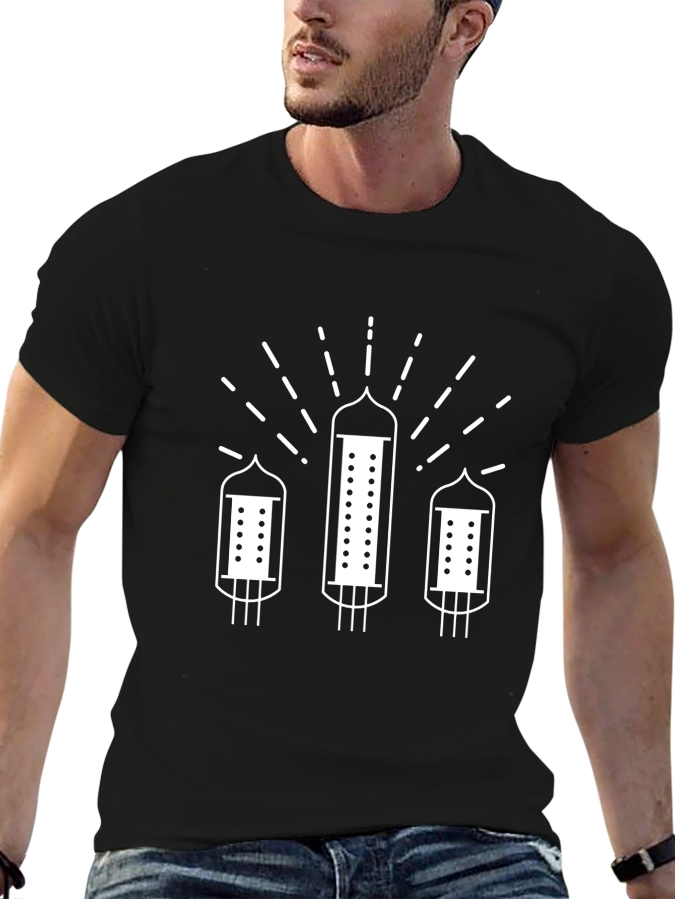 Vacuum Tube T-Shirt - Black