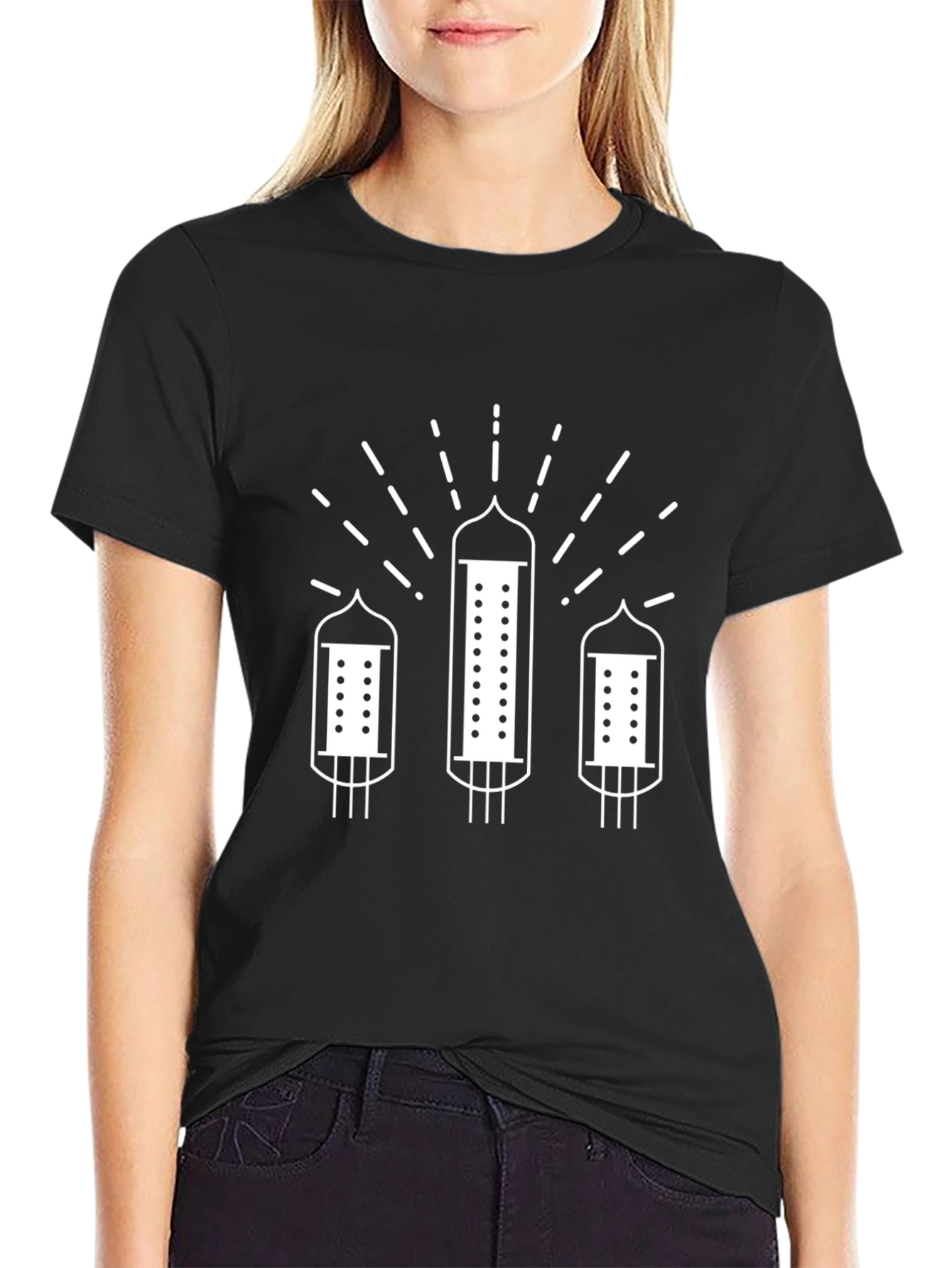 Vacuum Tube T-Shirt - Black