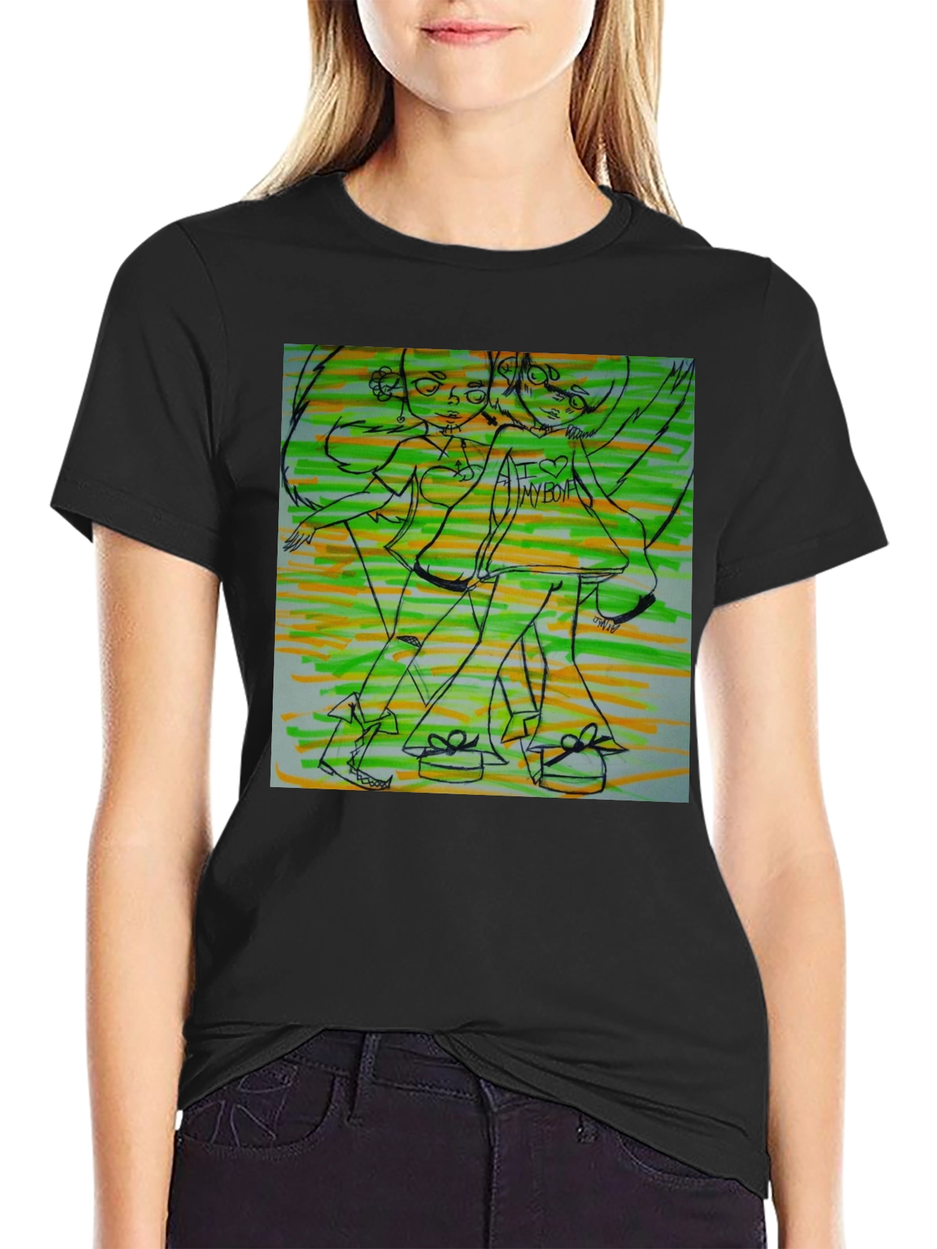 Artsy Graphic T-Shirt - Unique Design