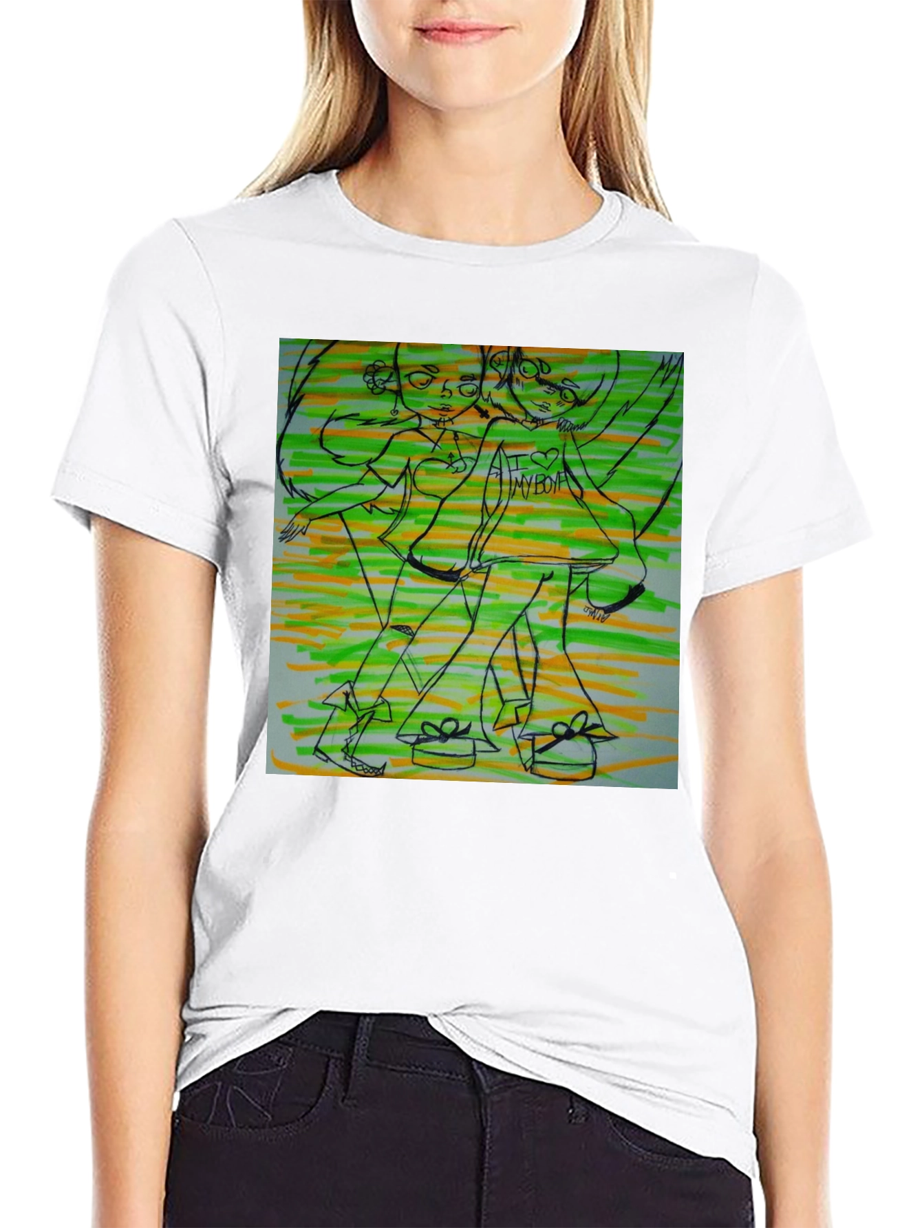 Artsy Graphic T-Shirt - Unique Design