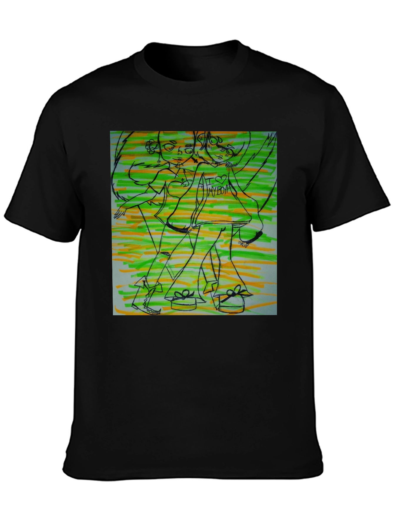 Artsy Graphic T-Shirt - Unique Design